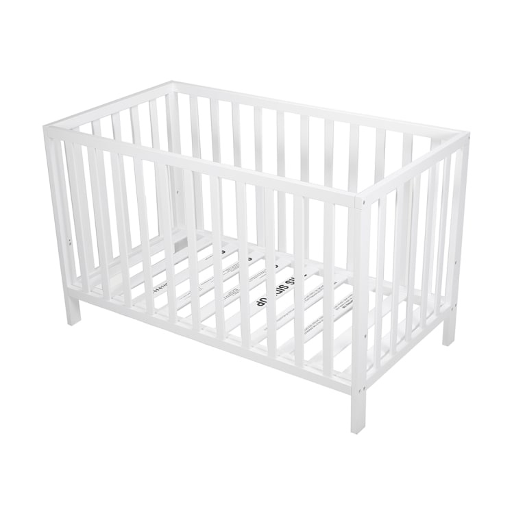 White Wooden Cot - Kmart