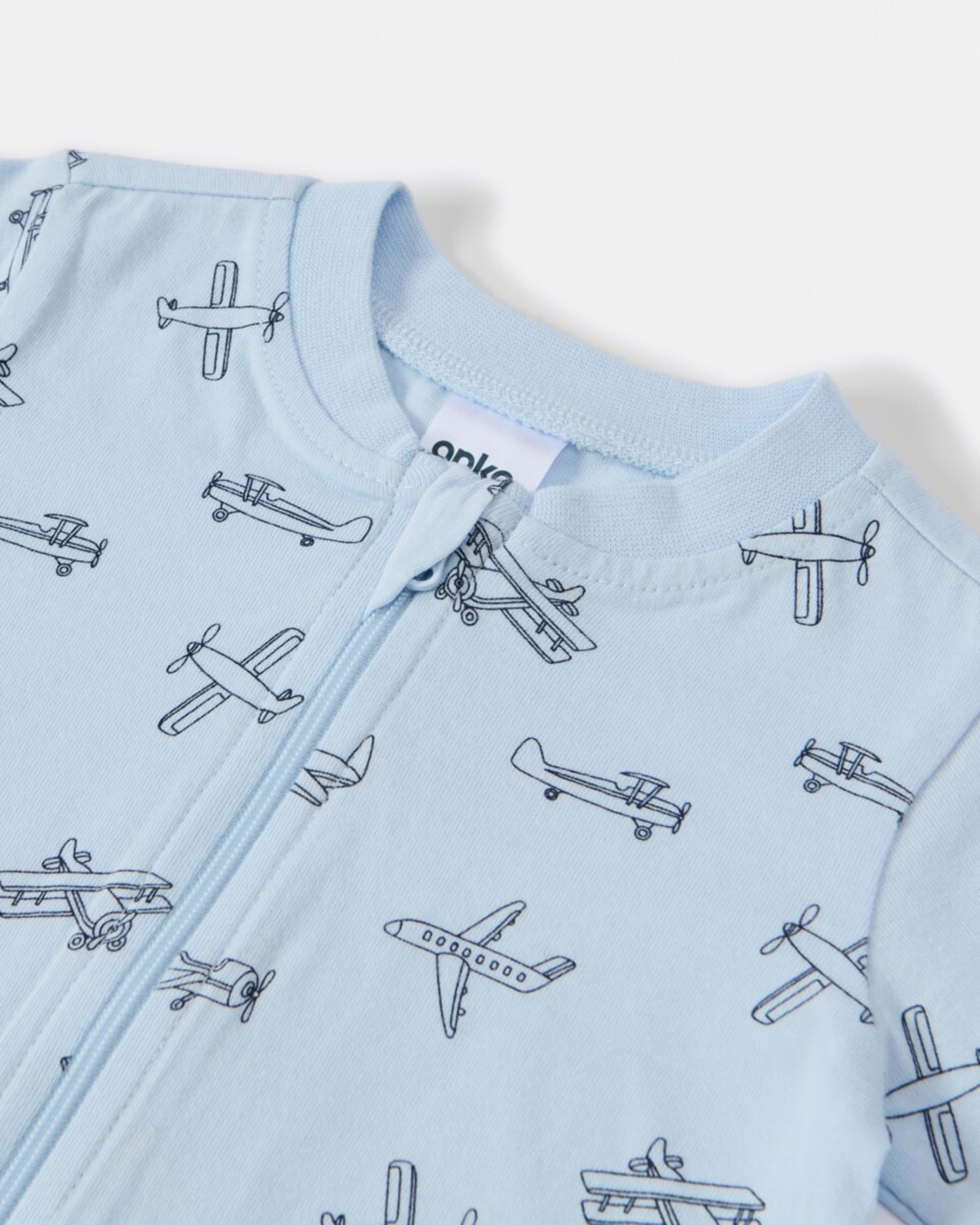 3 Everyday Coverall BLUE PLANES, 3 of 3