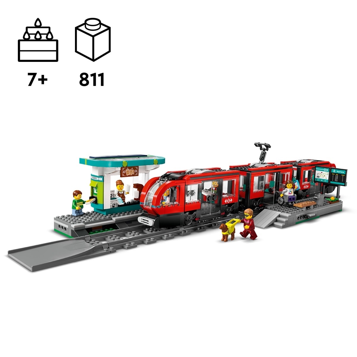 LEGO City Downtown Tram and Station 60423 - Kmart