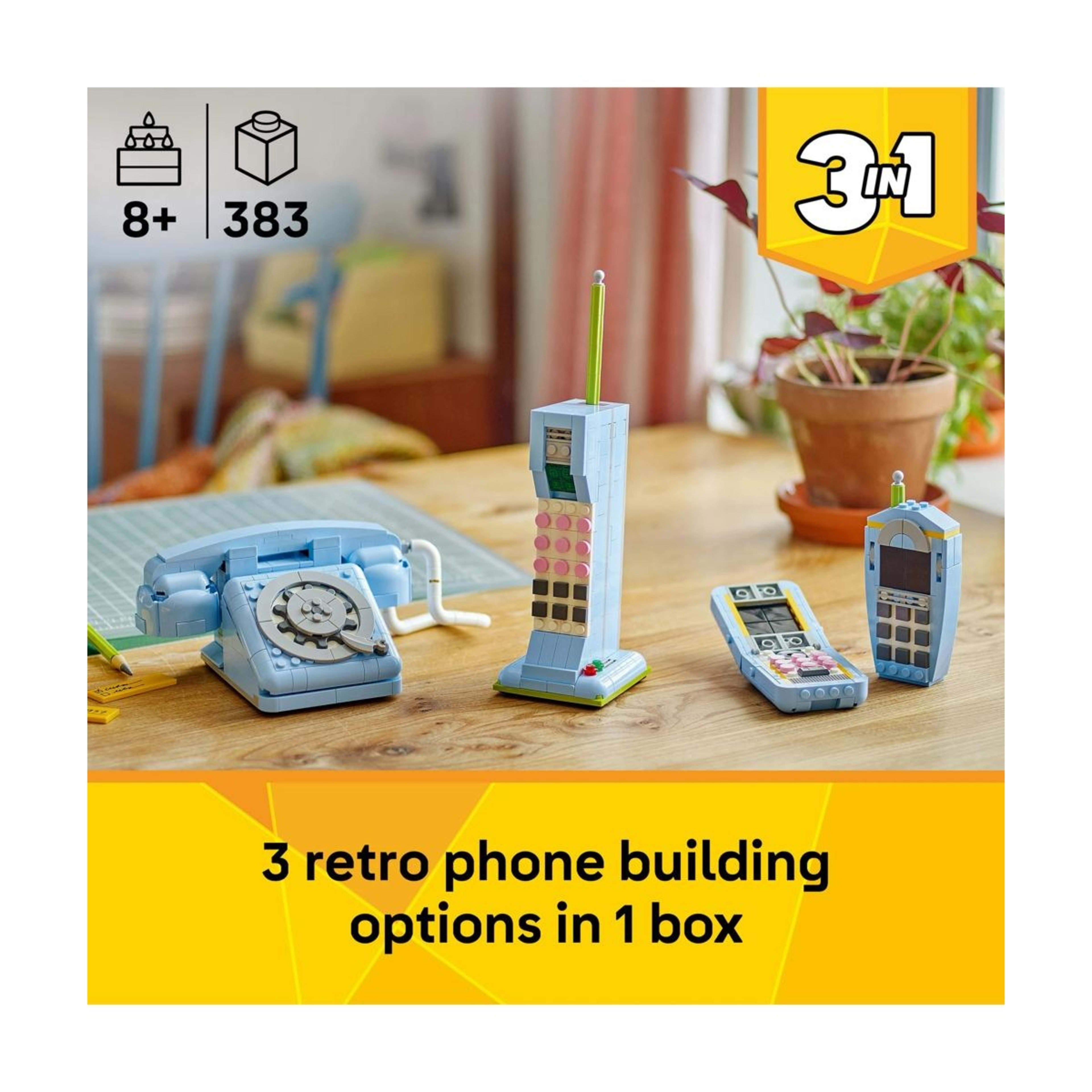 3 LEGO Creator Retro Telephone 31174, 3 of 10