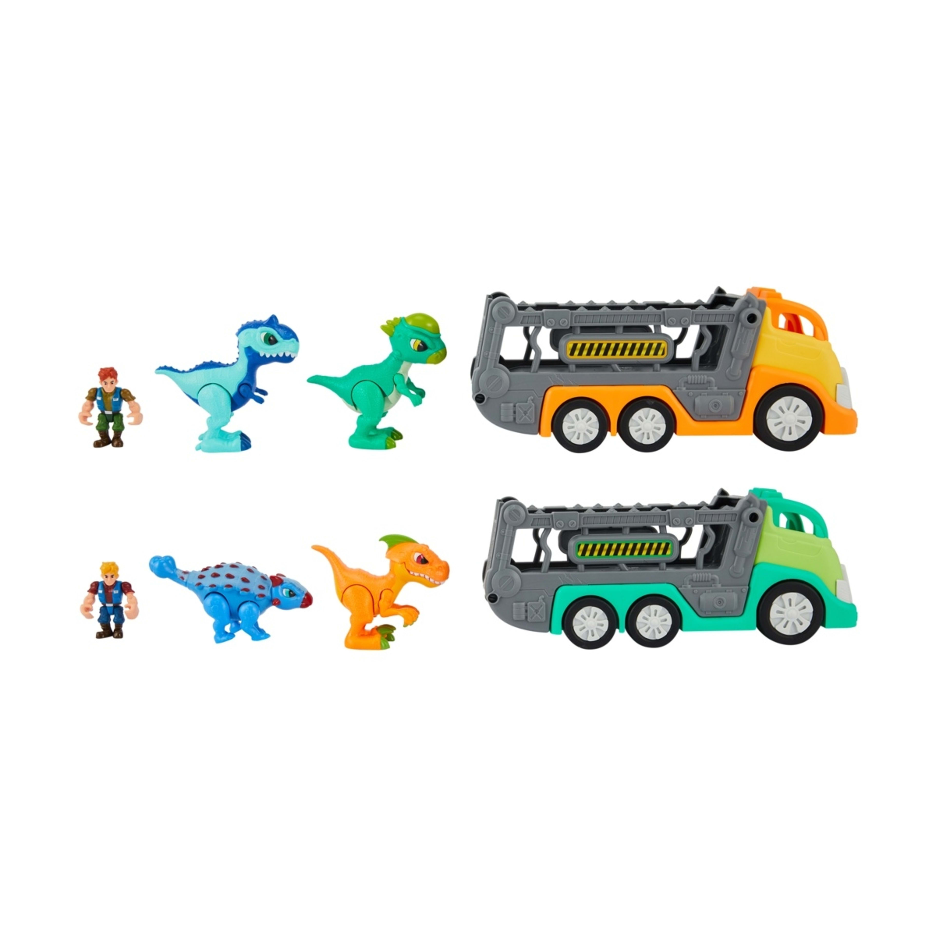 1 Dino Troop Kids Dino Transporter Playset - Assorted