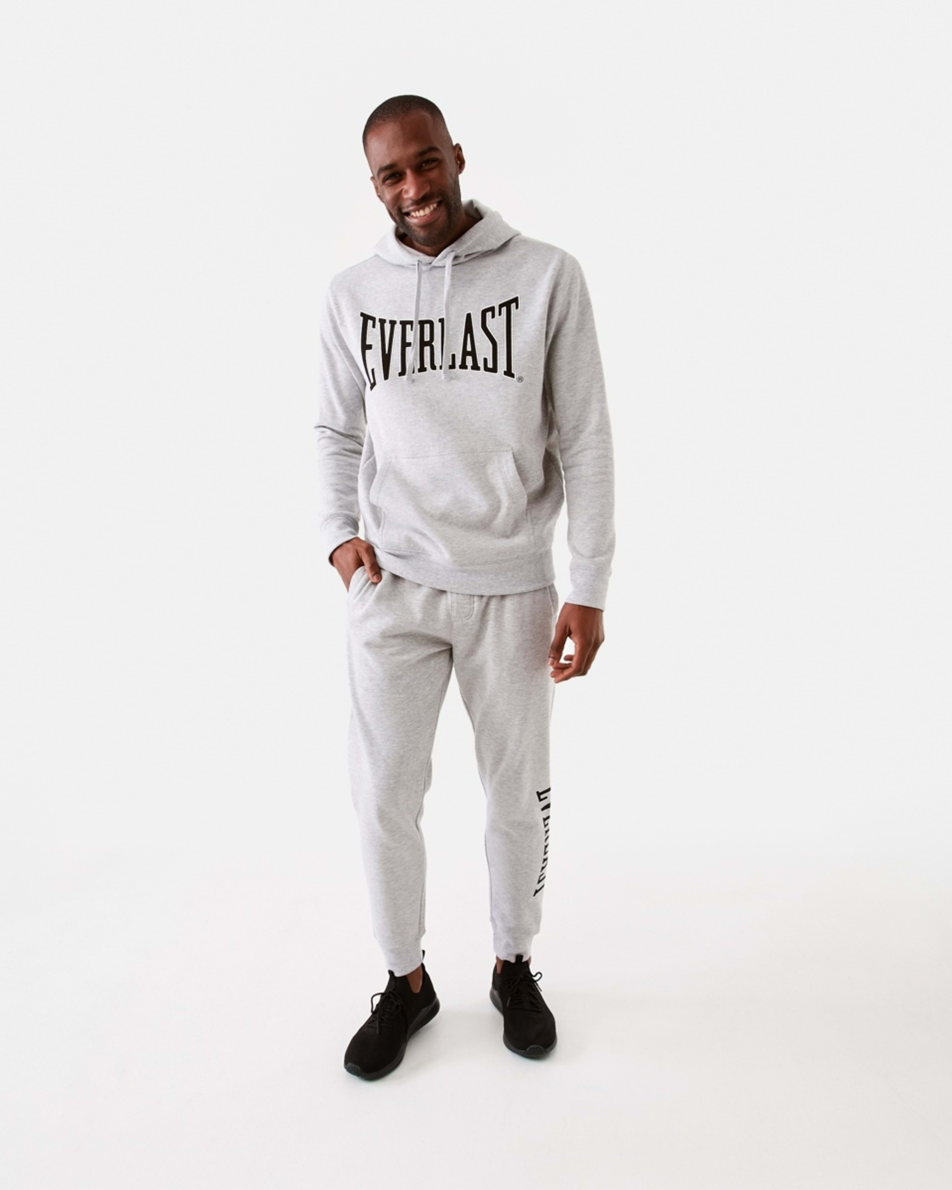 7 Everlast Mens Classic Sport Hoodie Grey Marl, 7 of 7