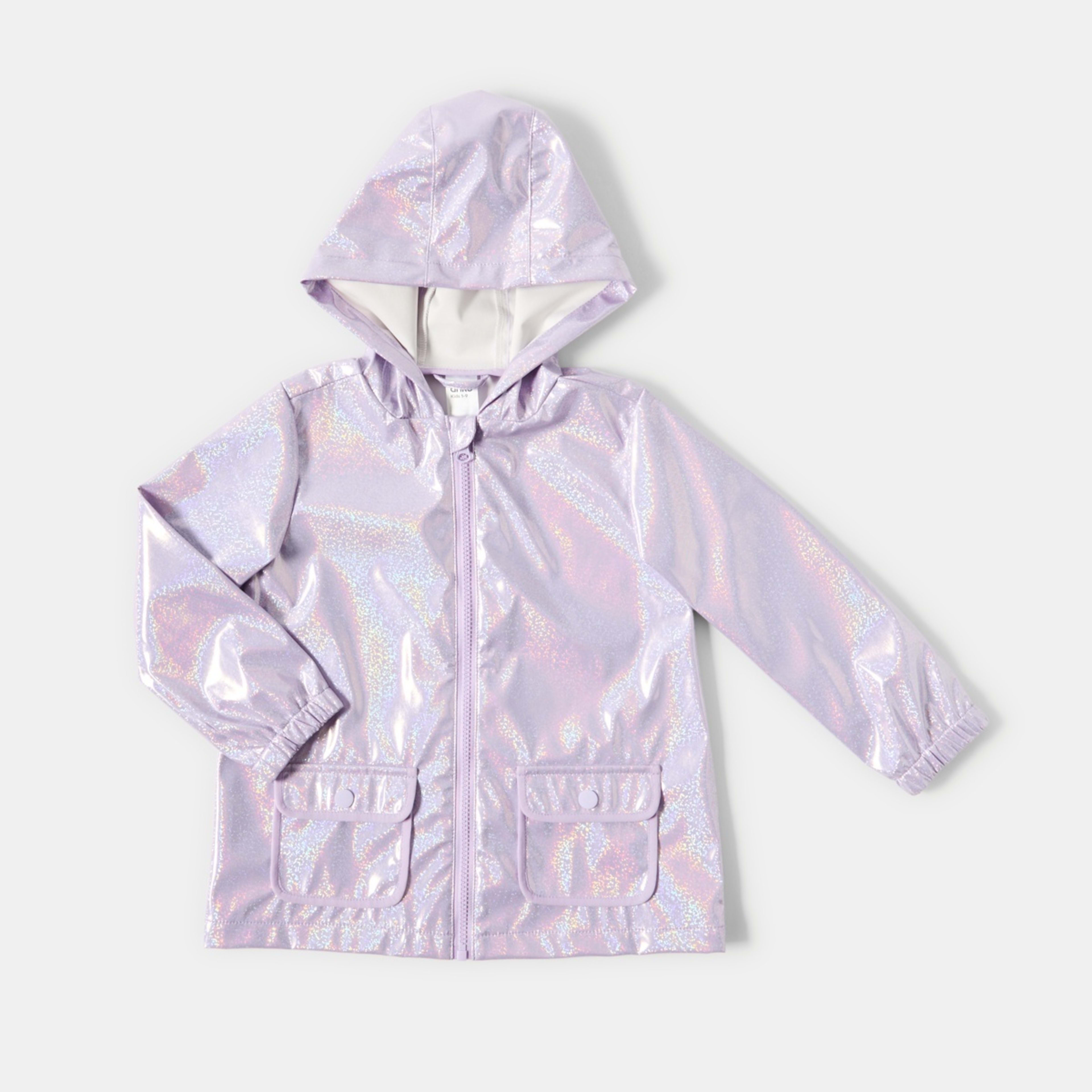 9 Sparkle Rain Coat Sparkle Lilac, 9 of 10