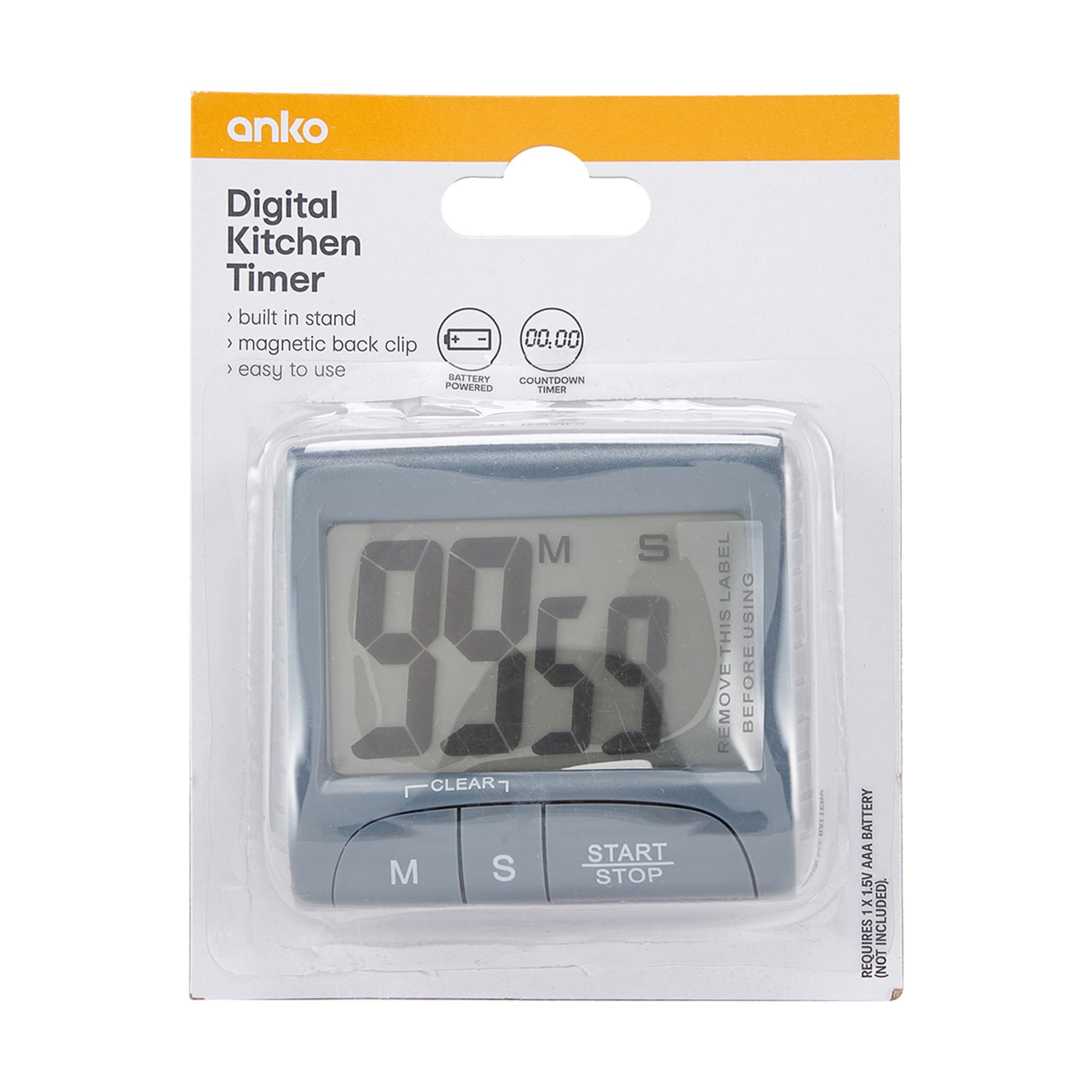 Digital Kitchen Timer Kmart