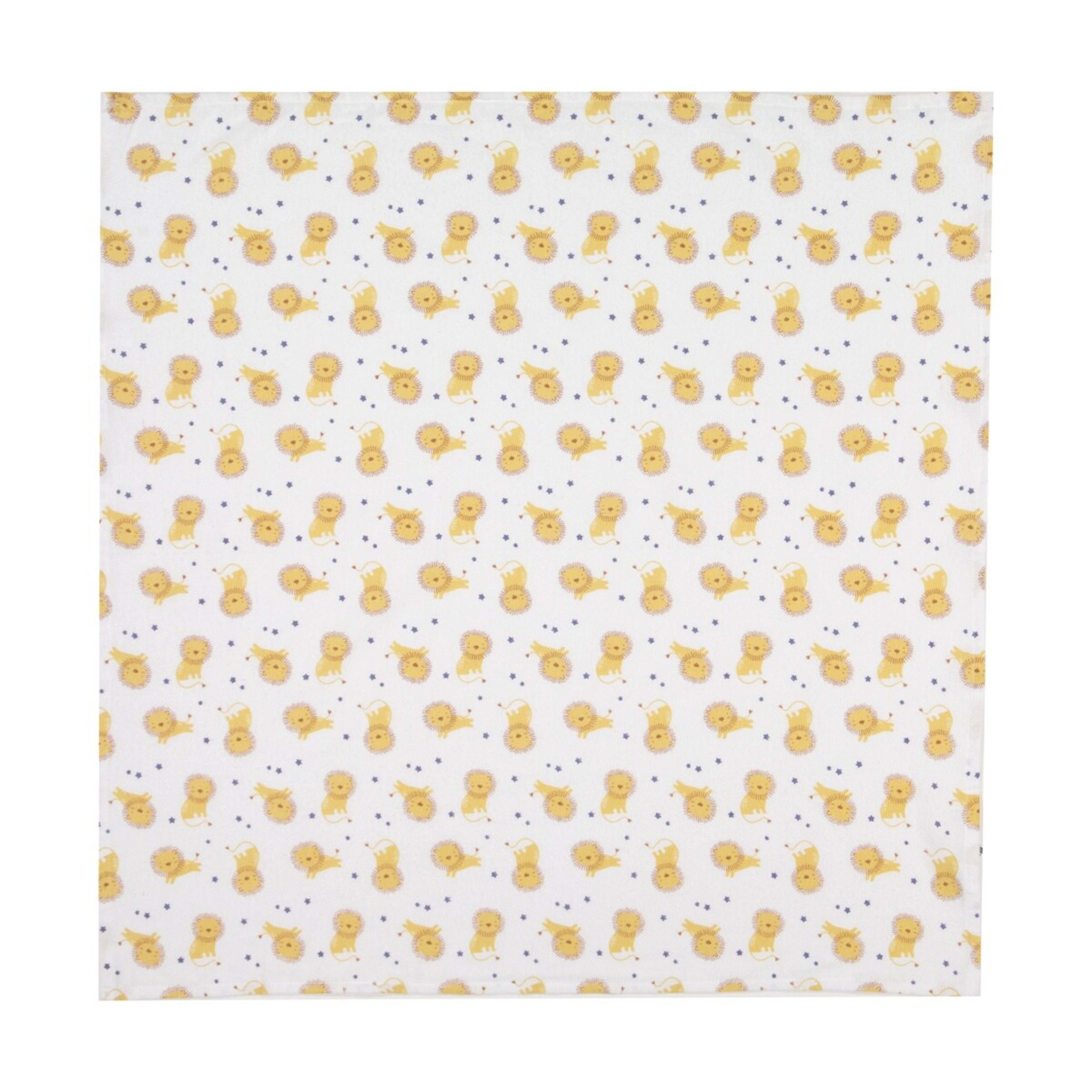 4 3 Pack Flannelette Wraps - Lion, 4 of 6