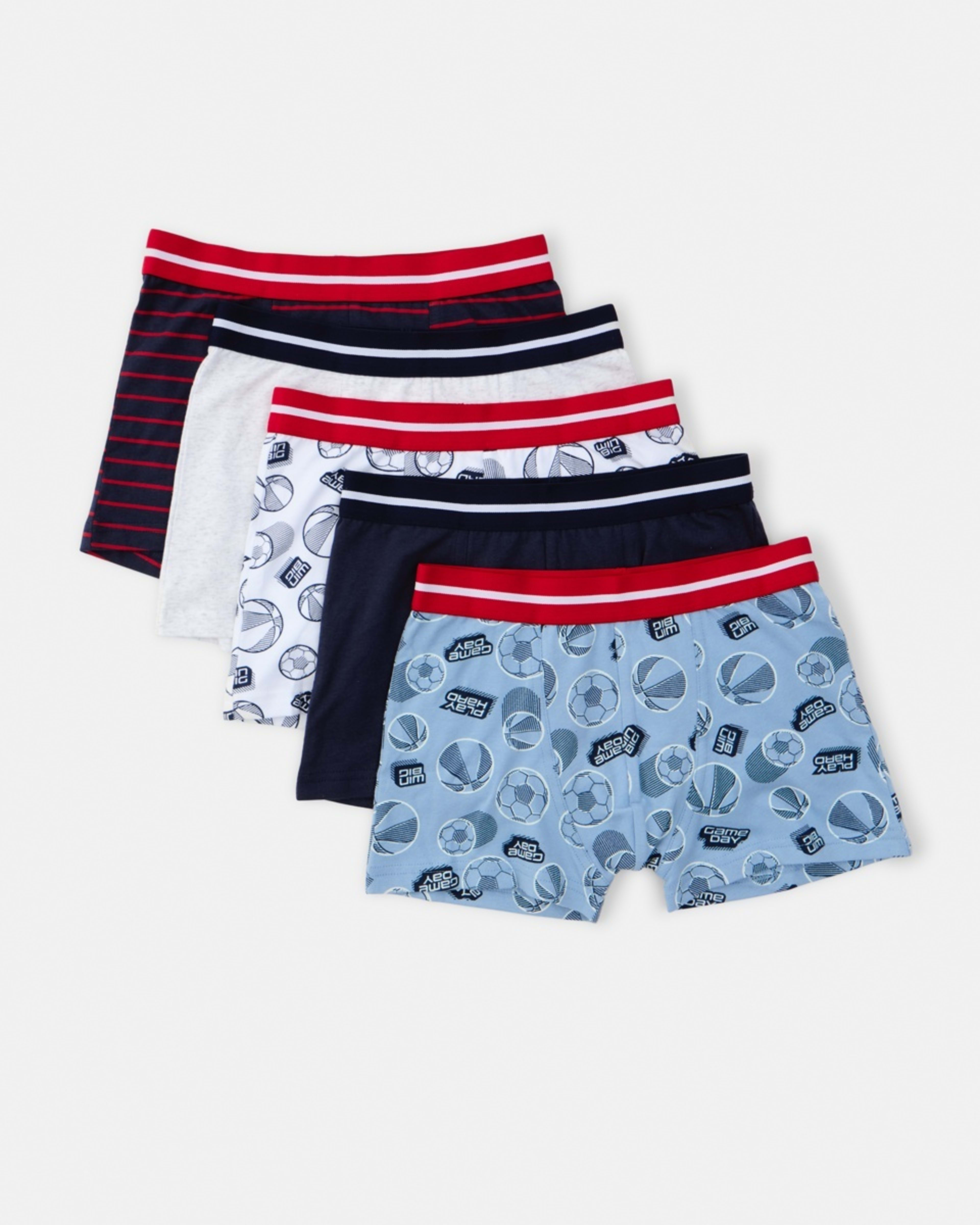 1 5 Pack Print Trunks GAME DAY, 1 of 8