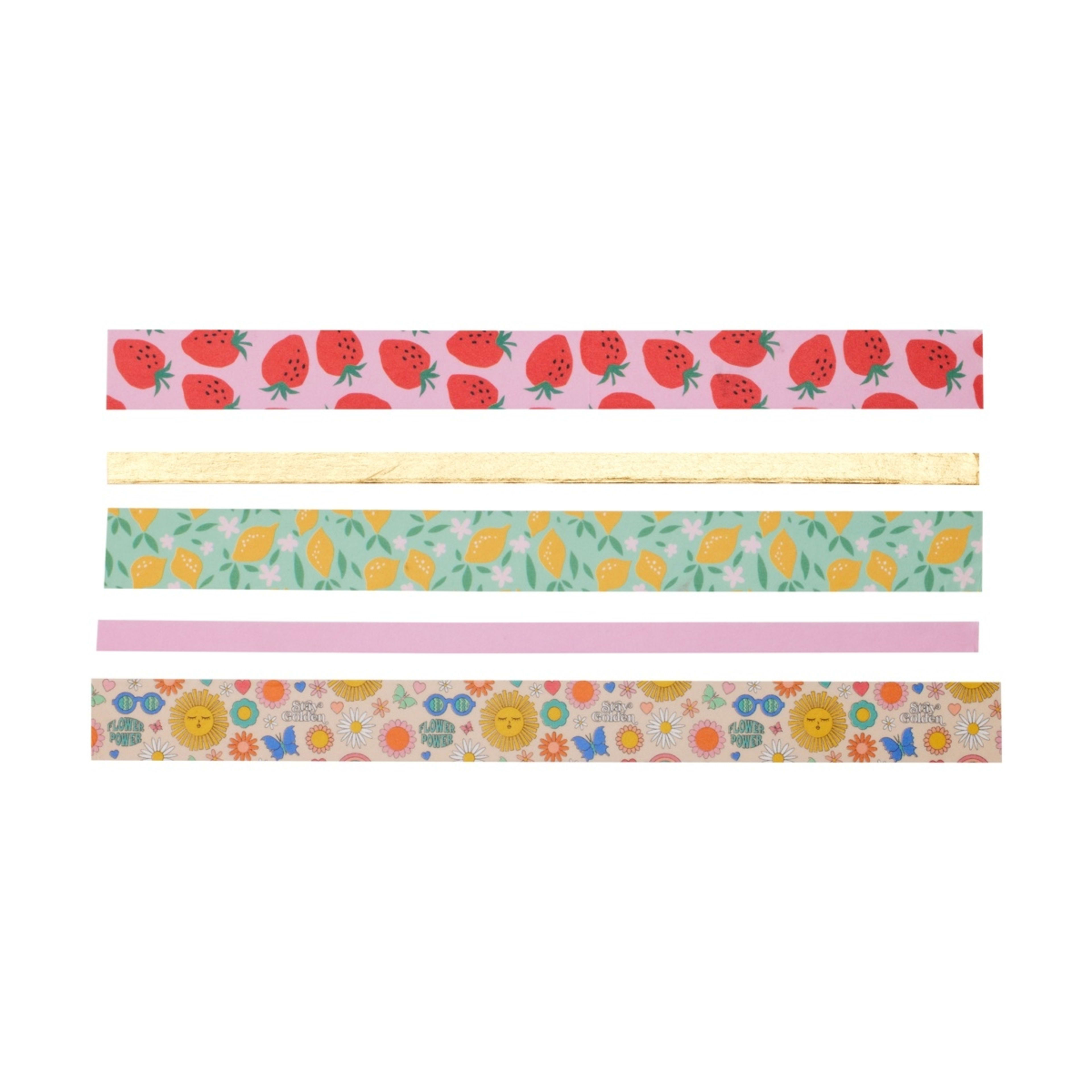 5 5 Pack Decorative Tapes - Fruit, 5 of 5
