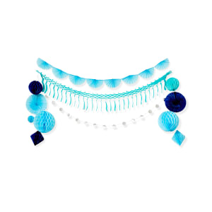 12 Piece Blue Decoration Pack - Kmart