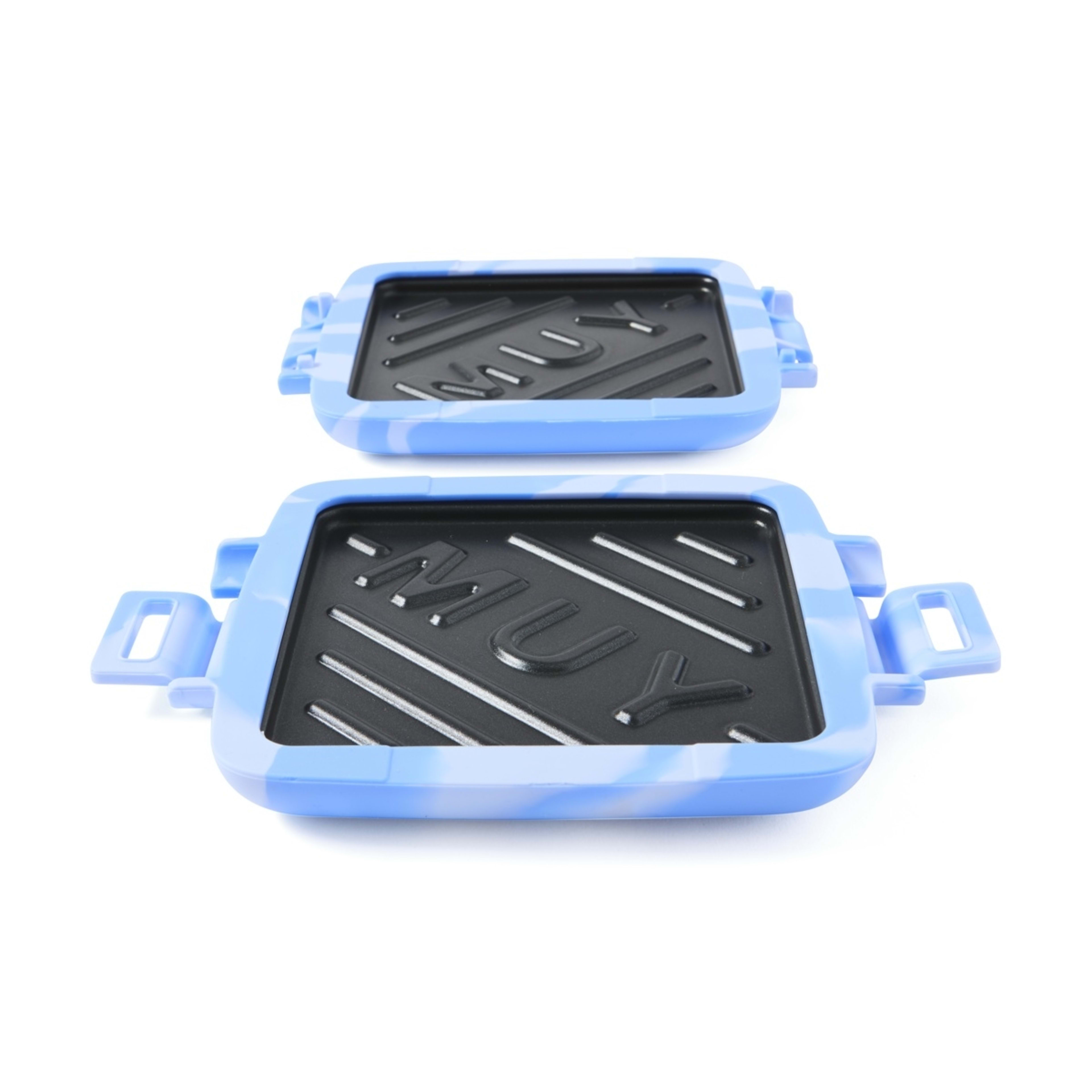 3 Microwave 'YUM' Grill Toastie Maker - Blue, 3 of 10