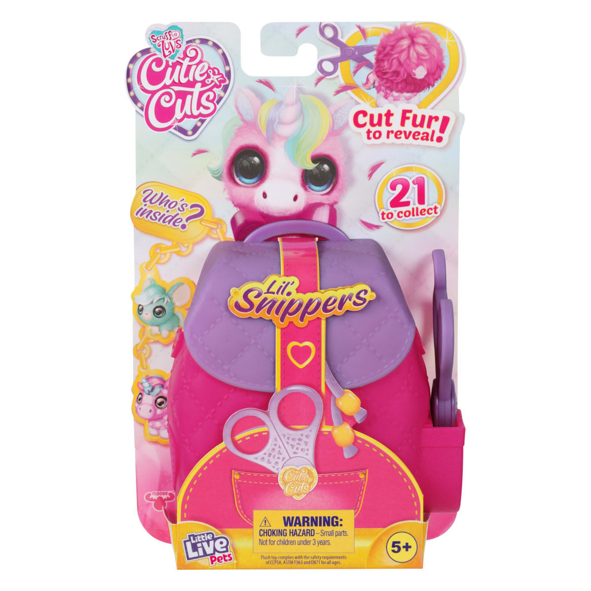 Little Live Pets Scruff a Luvs Cutie Cuts S3 Lil Snippers Single Pack Assorted