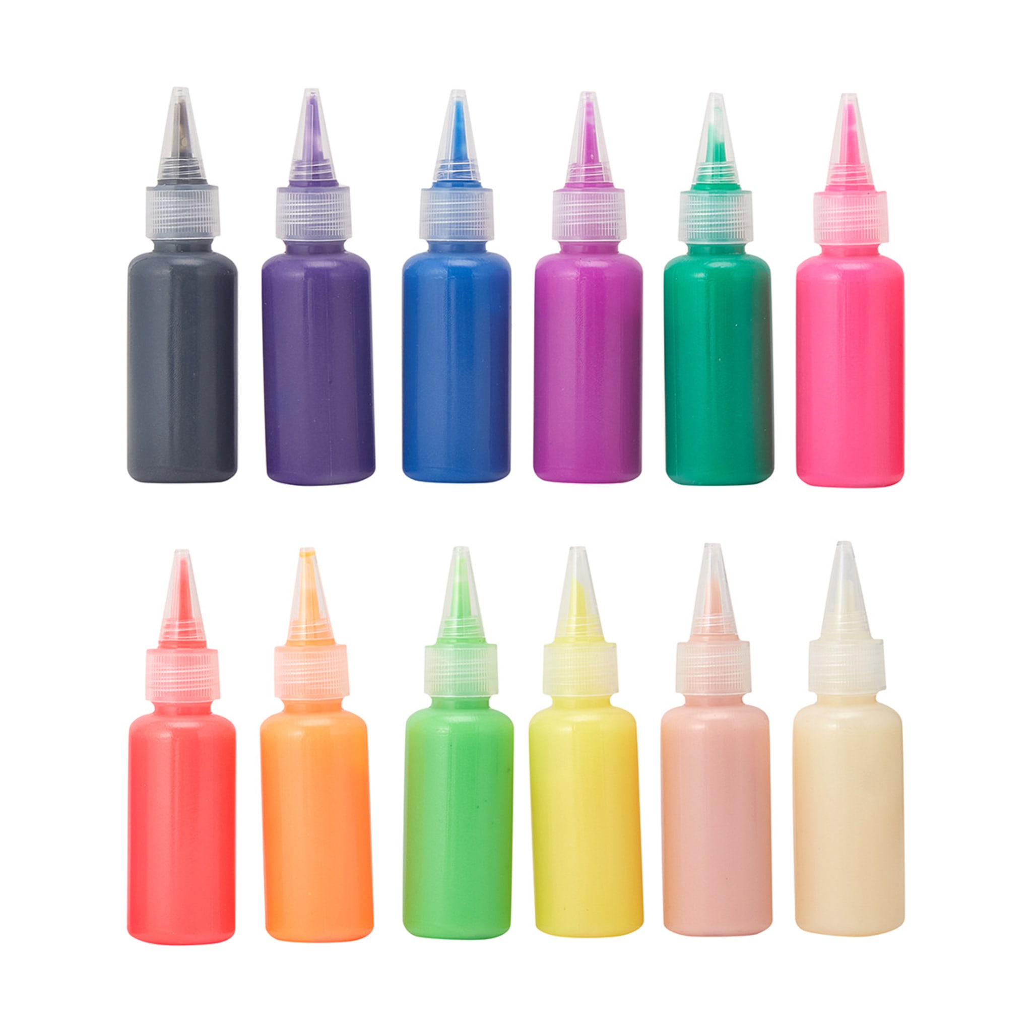 12 Pack Fabric Paint Kmart