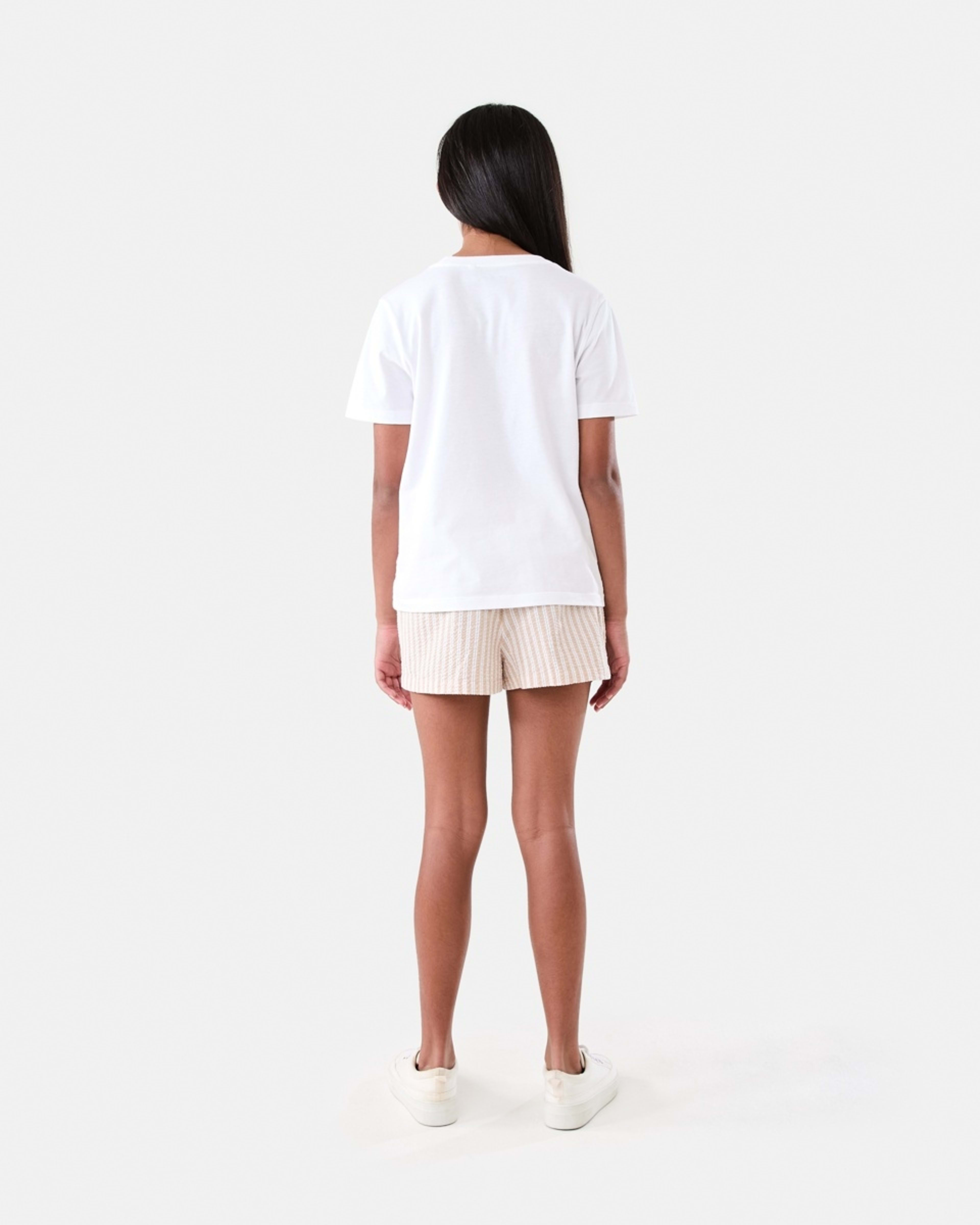 6 Relaxed Stripe Shorts BEIGE STRIPES, 6 of 6