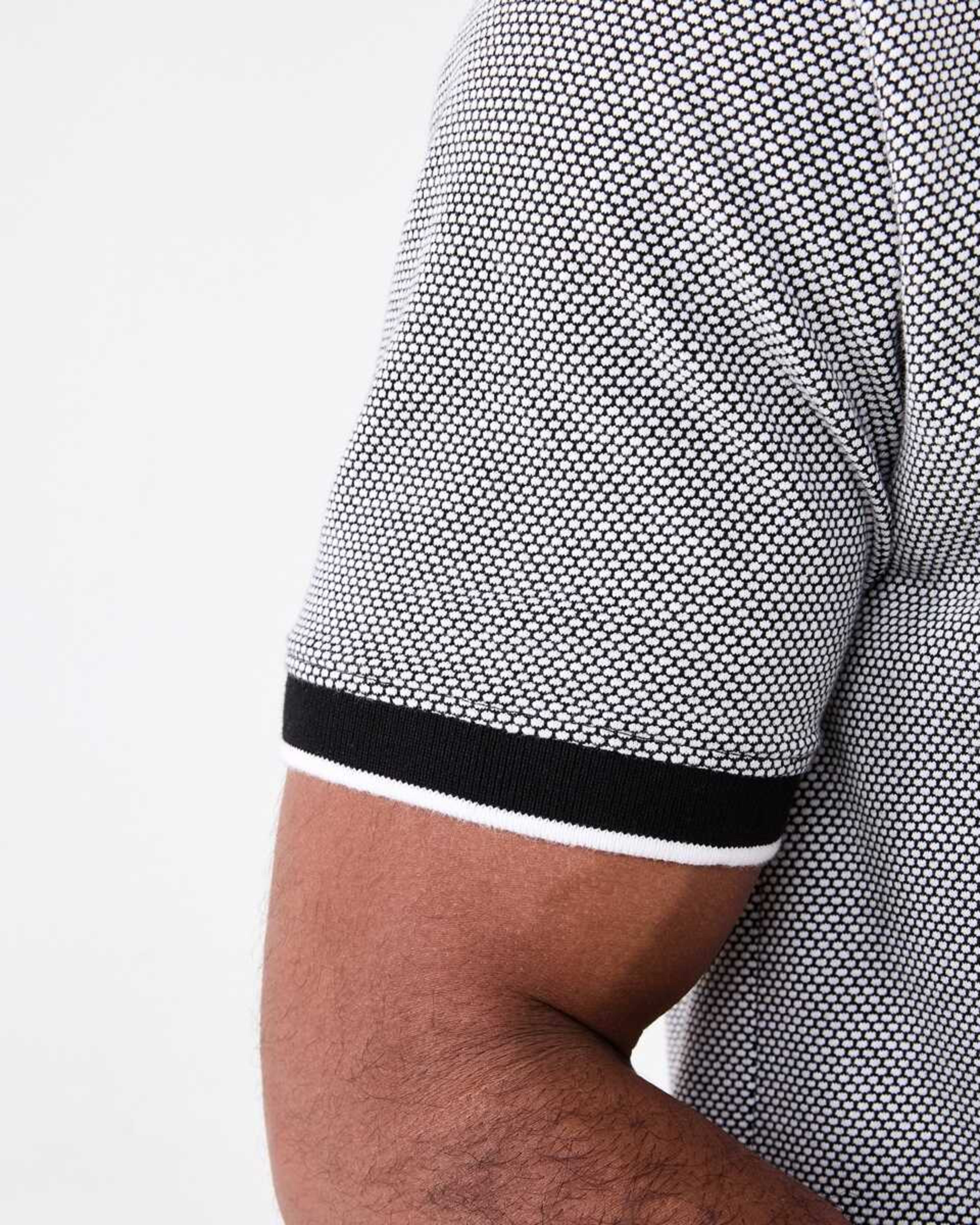 6 Jacquard Polo Shirt JACQUARD BLACK, 6 of 6