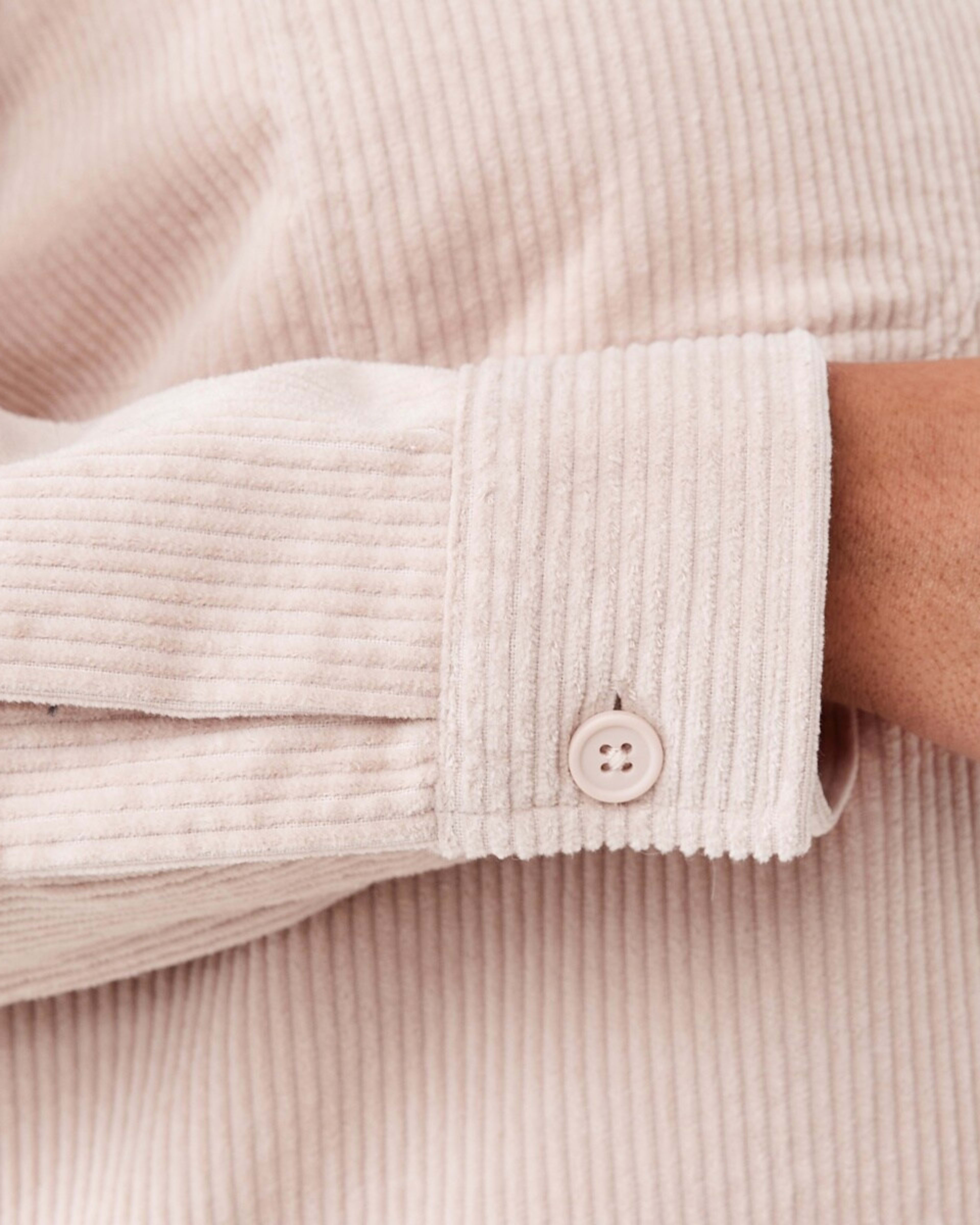 8 Long Sleeve Corduroy Shirt Rose Pink, 8 of 8