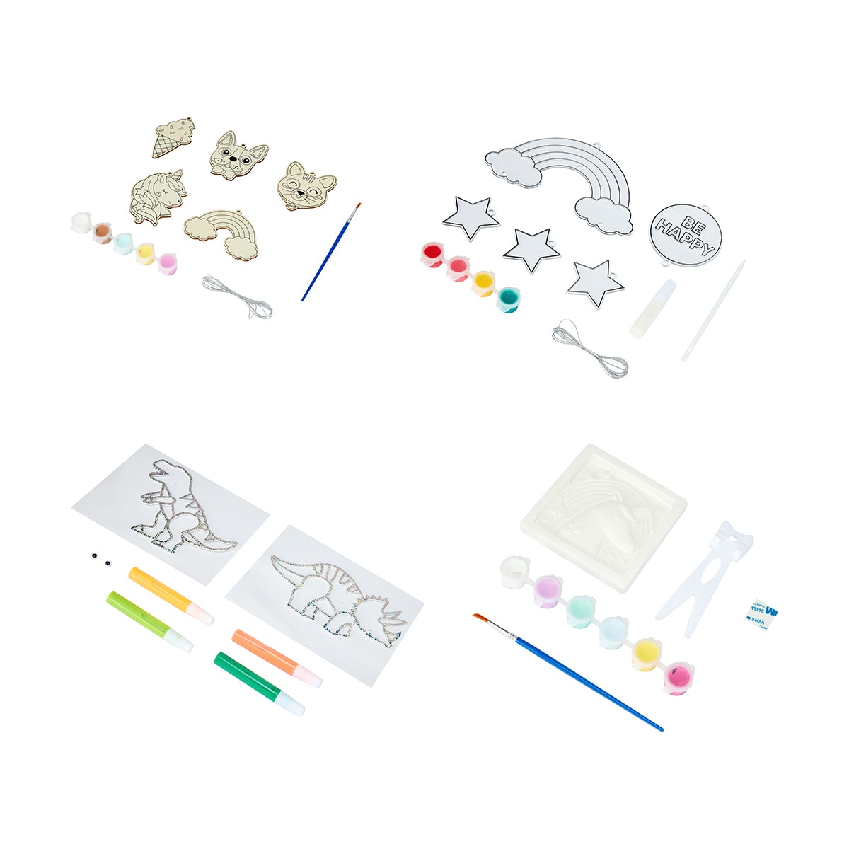 Paint Your Own Mini Craft Kit Assorted Kmart