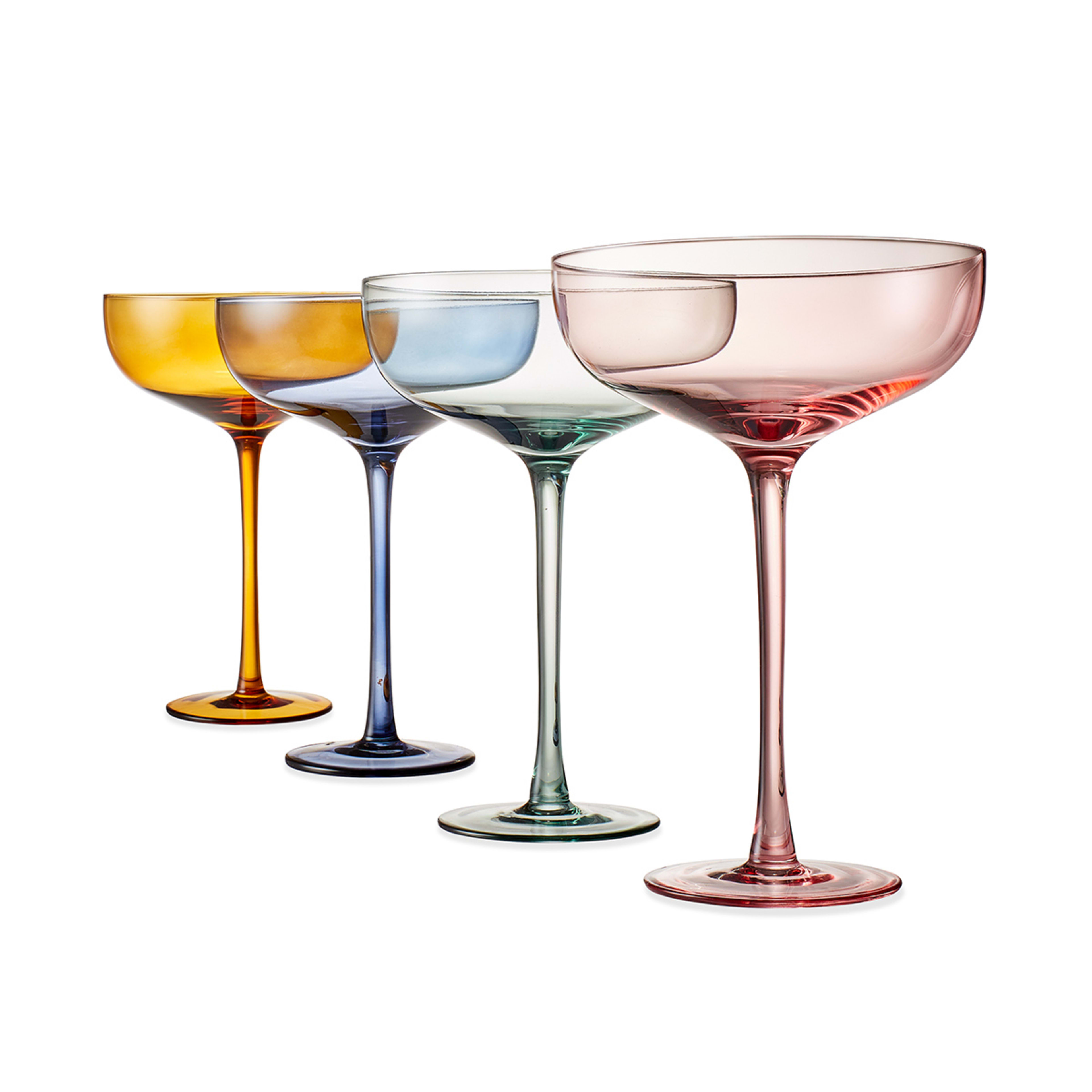 1 4 Spectrum Coupe Glasses, 1 of 6
