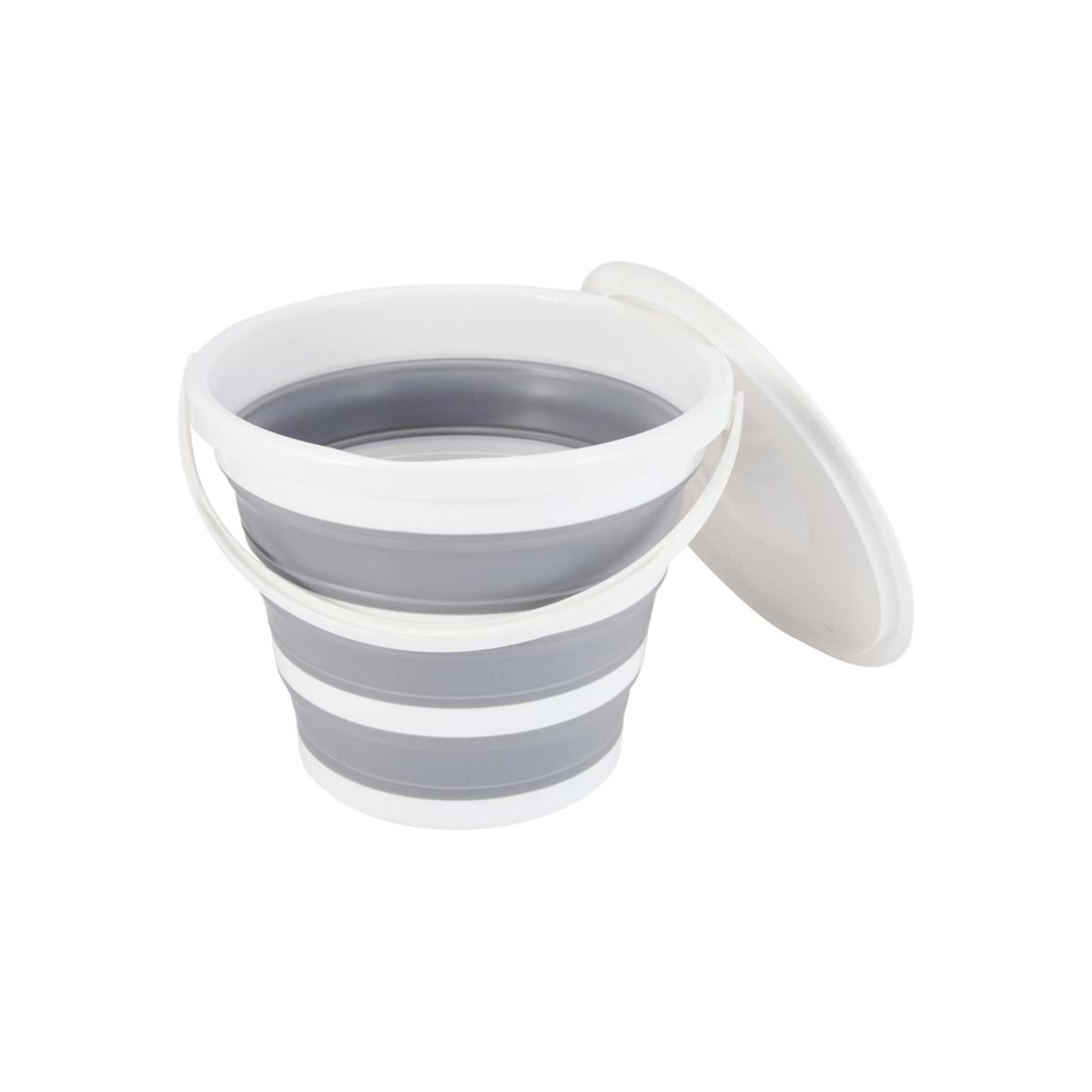 2 10L Collapsible Bucket with Lid, 2 of 10