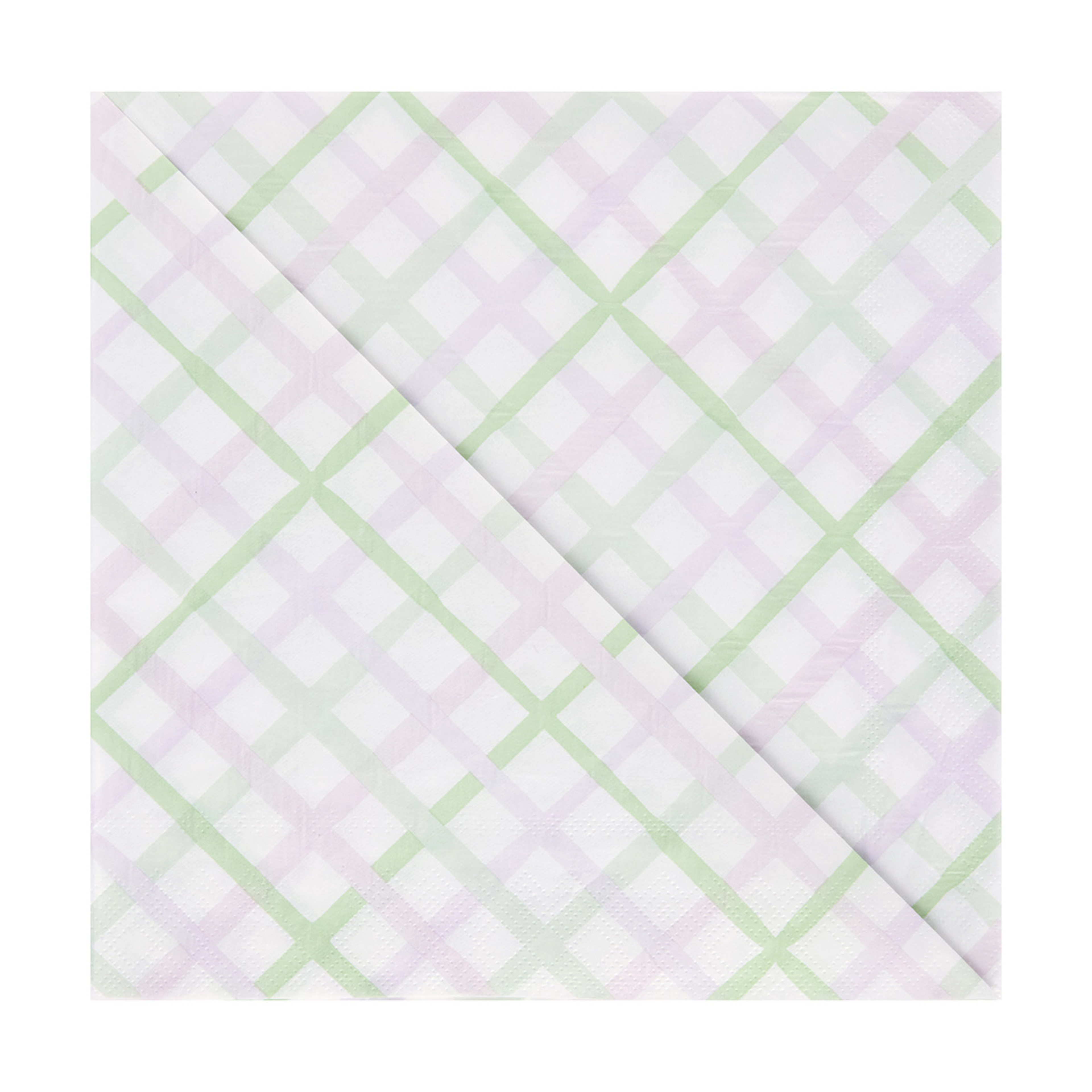 20 Piece Easter Check Napkins Kmart NZ