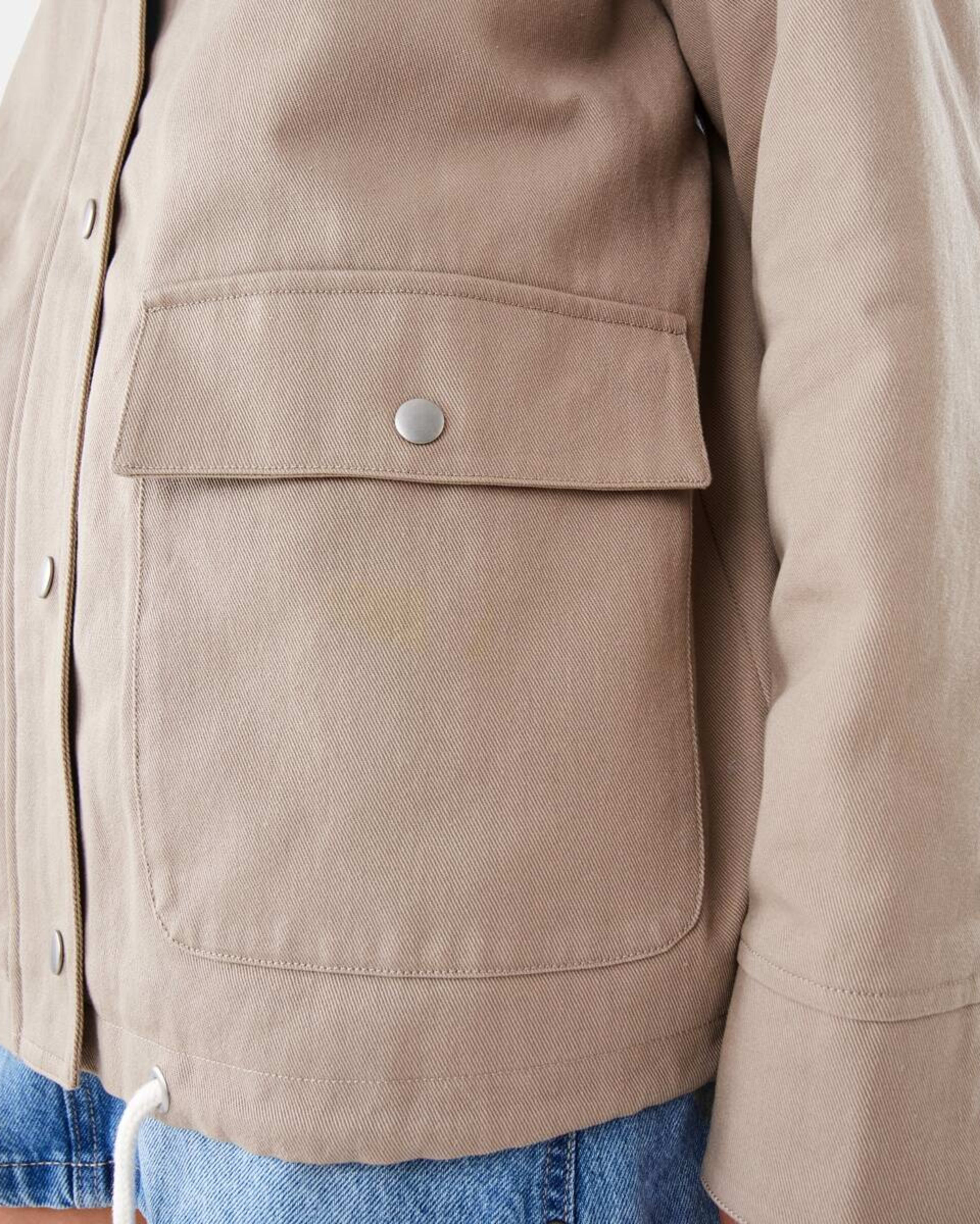9 Utility Collar Jacket Grey Taupe, 9 of 10