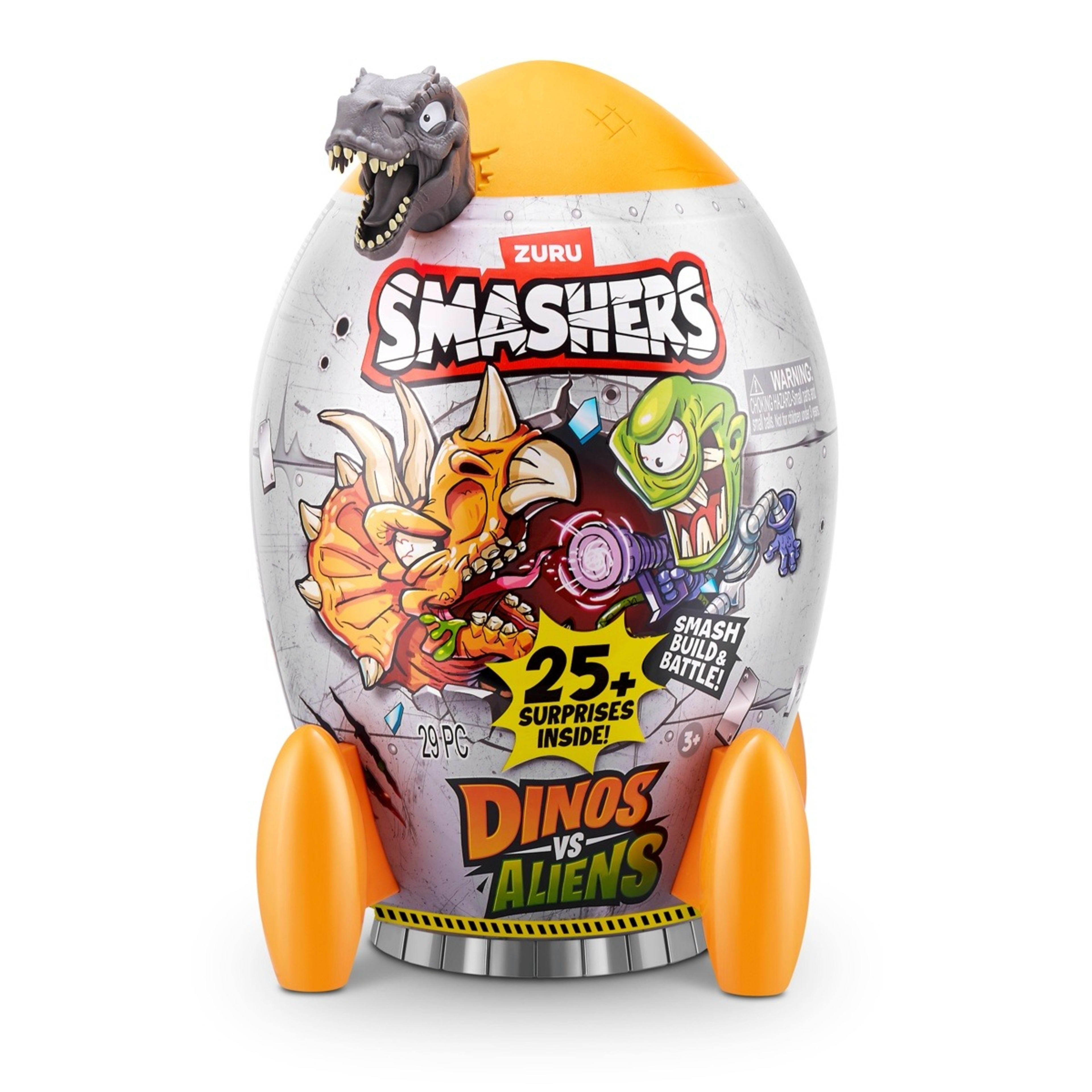 1 29 Piece Zuru Smashers Dinos vs Aliens - Assorted, 1 of 8