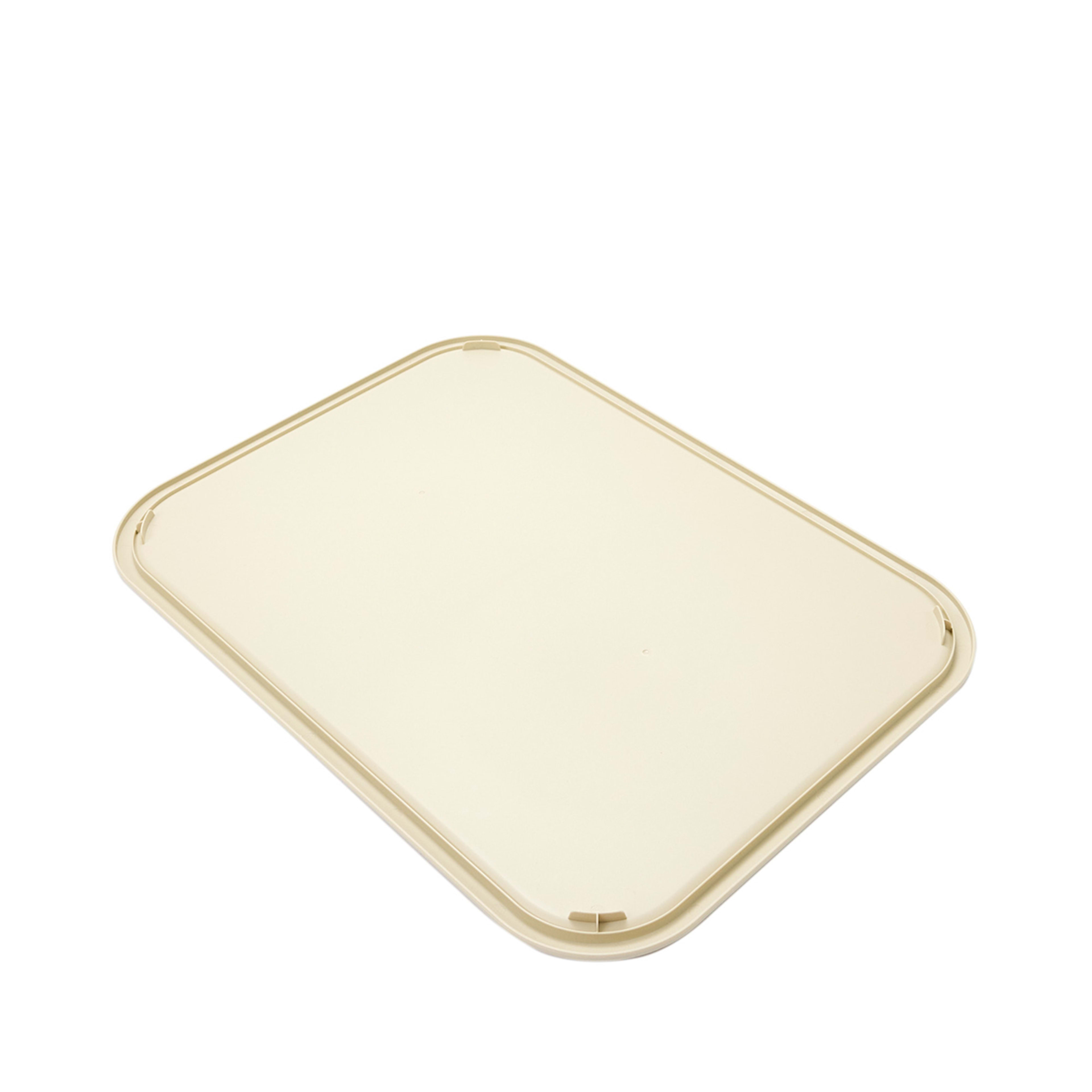 8 45L Rectangle Trellis Basket with Lid - Beige, 8 of 8