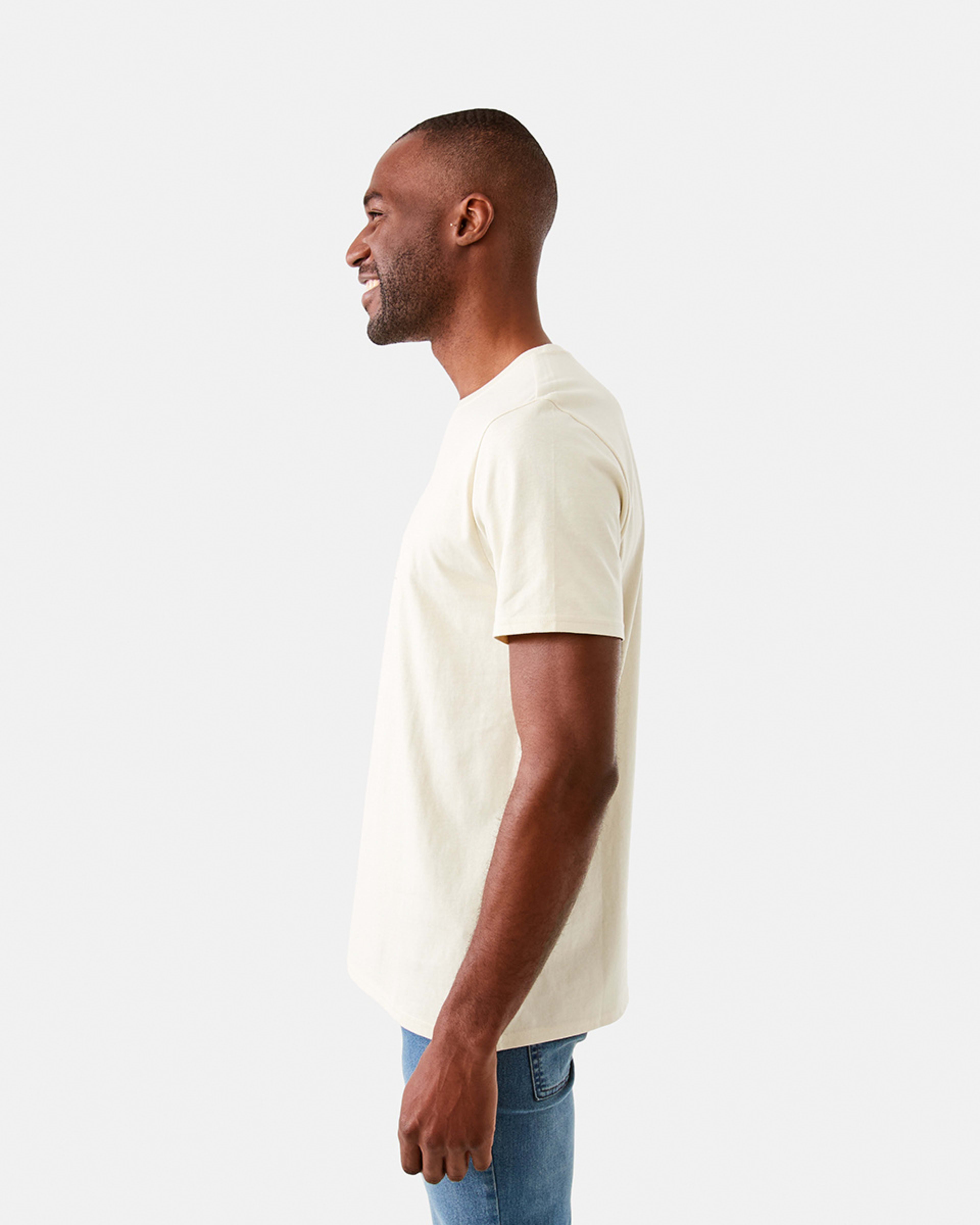2 Printed T-shirt Bge Almond, 2 of 5