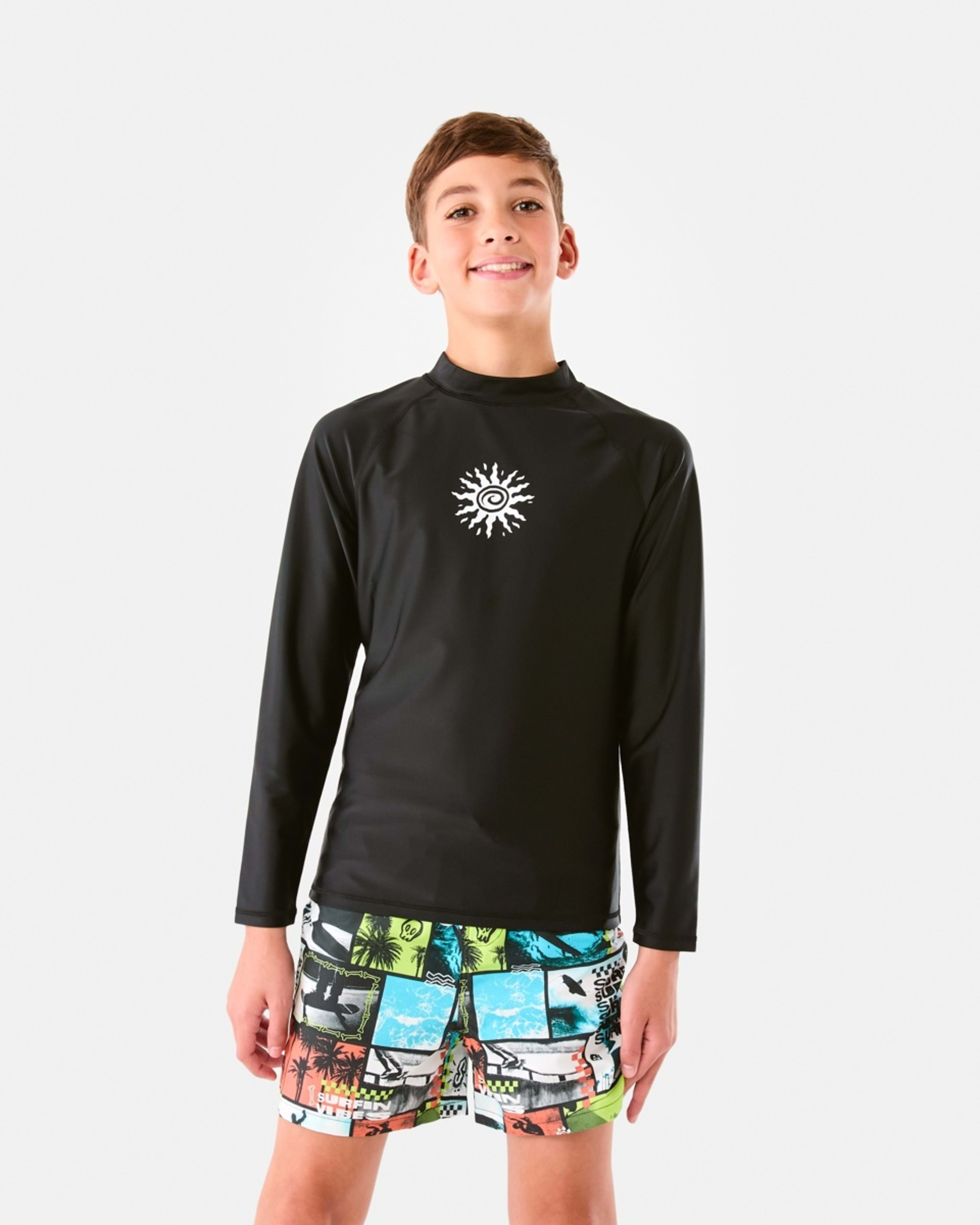 Long Sleeve Printed Rash Vest Kmart NZ