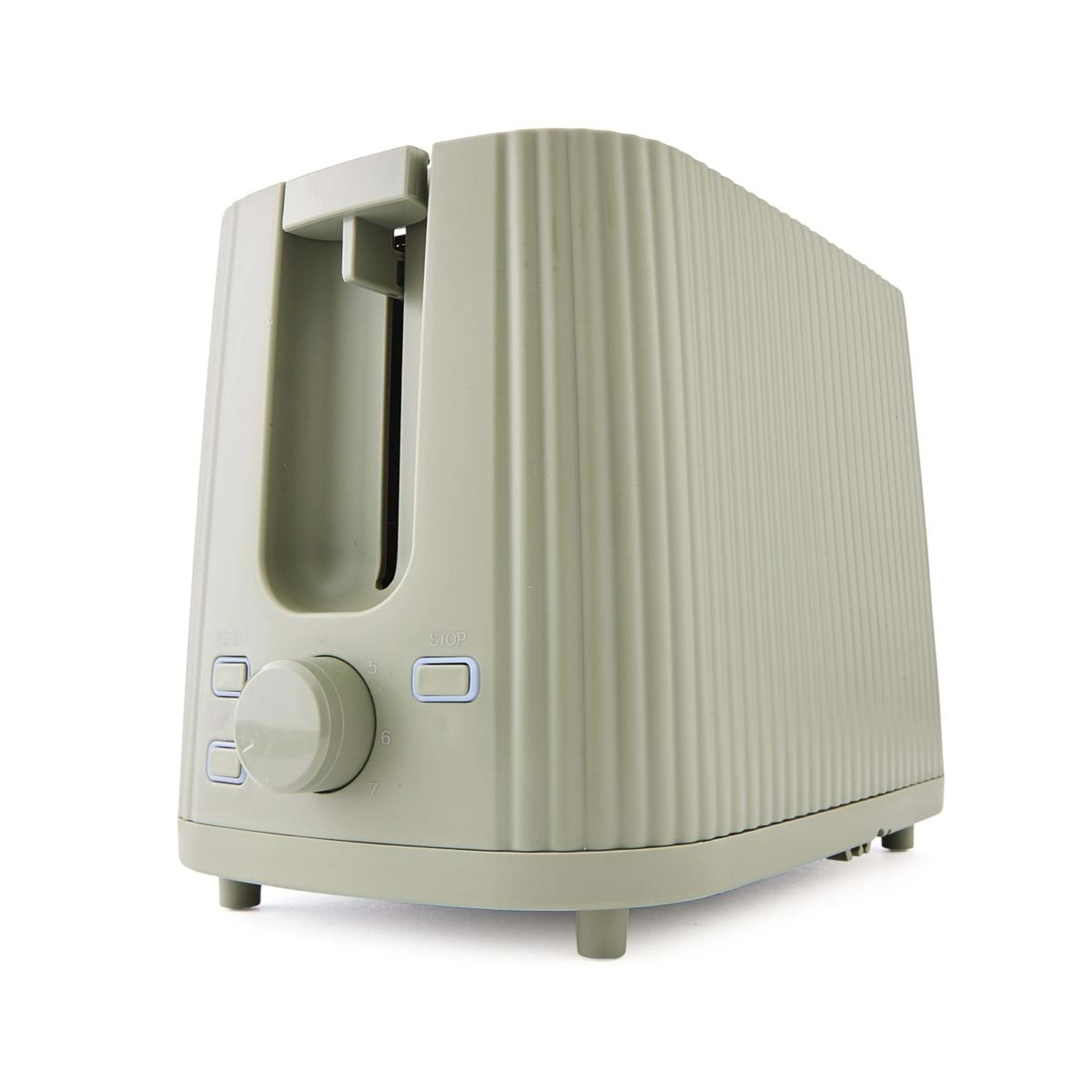 2 2 Slice Linear Toaster - Green, 2 of 8