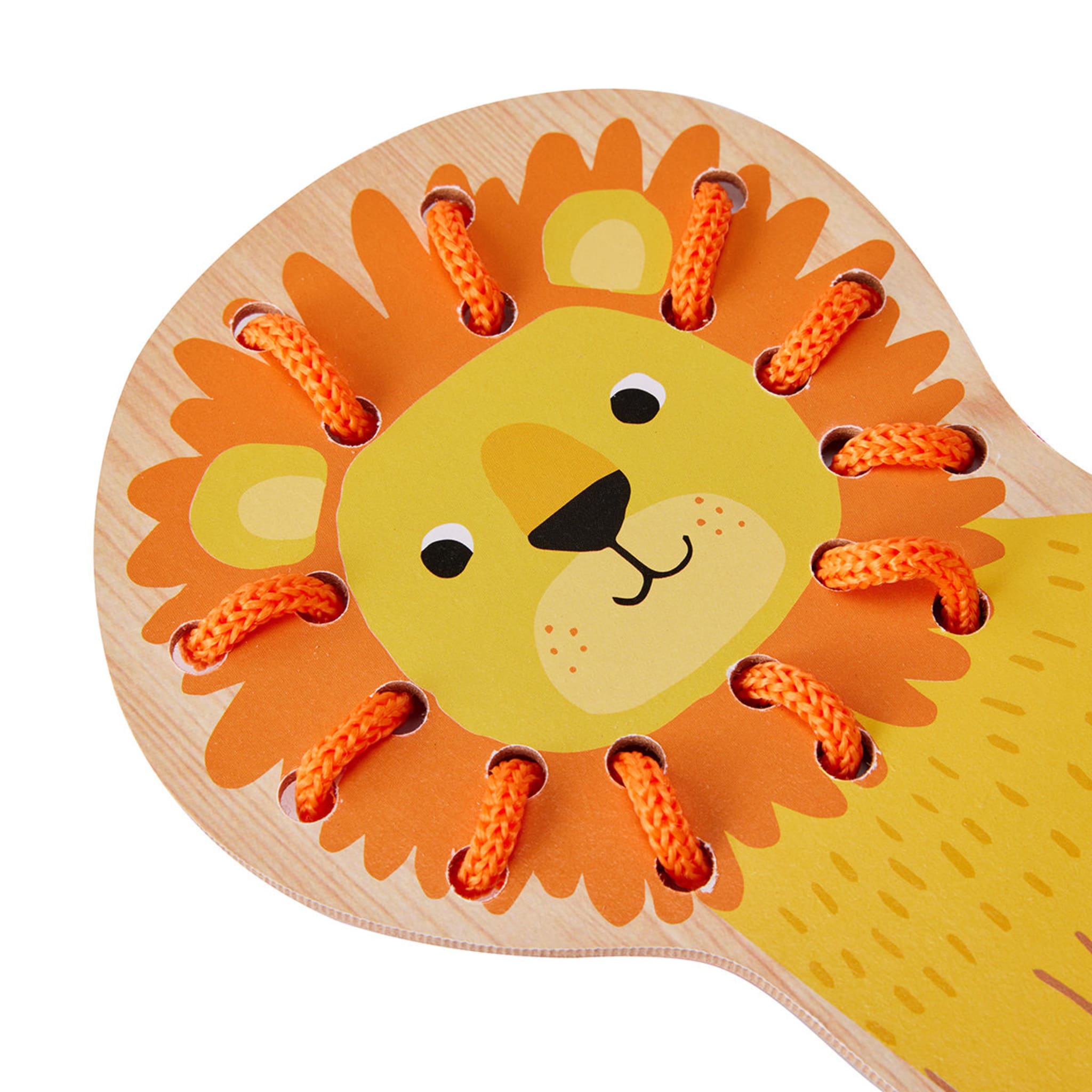 Wooden Animals Threading Set Kmart