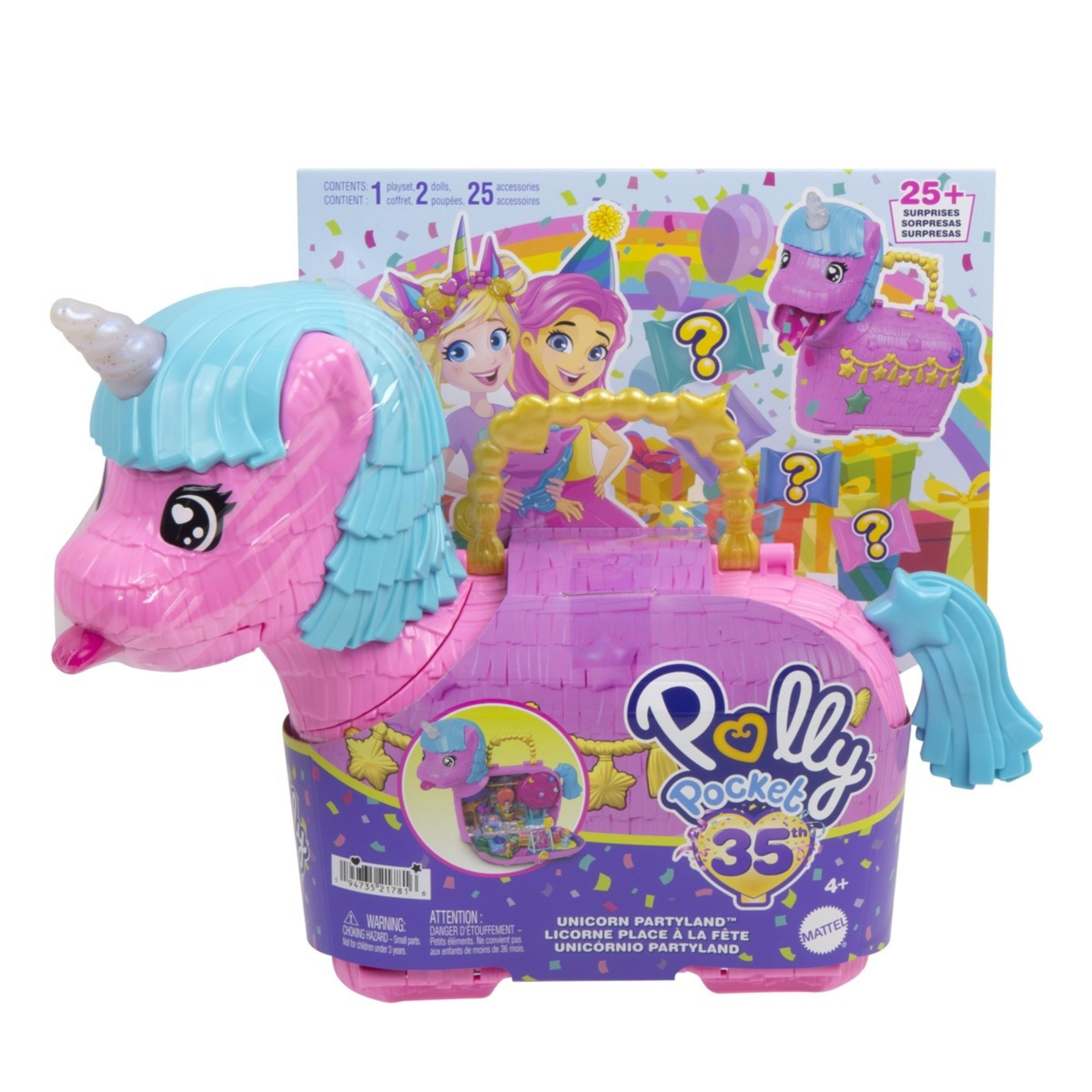 Polly Pocket Unicorn Partyland Playset Kmart