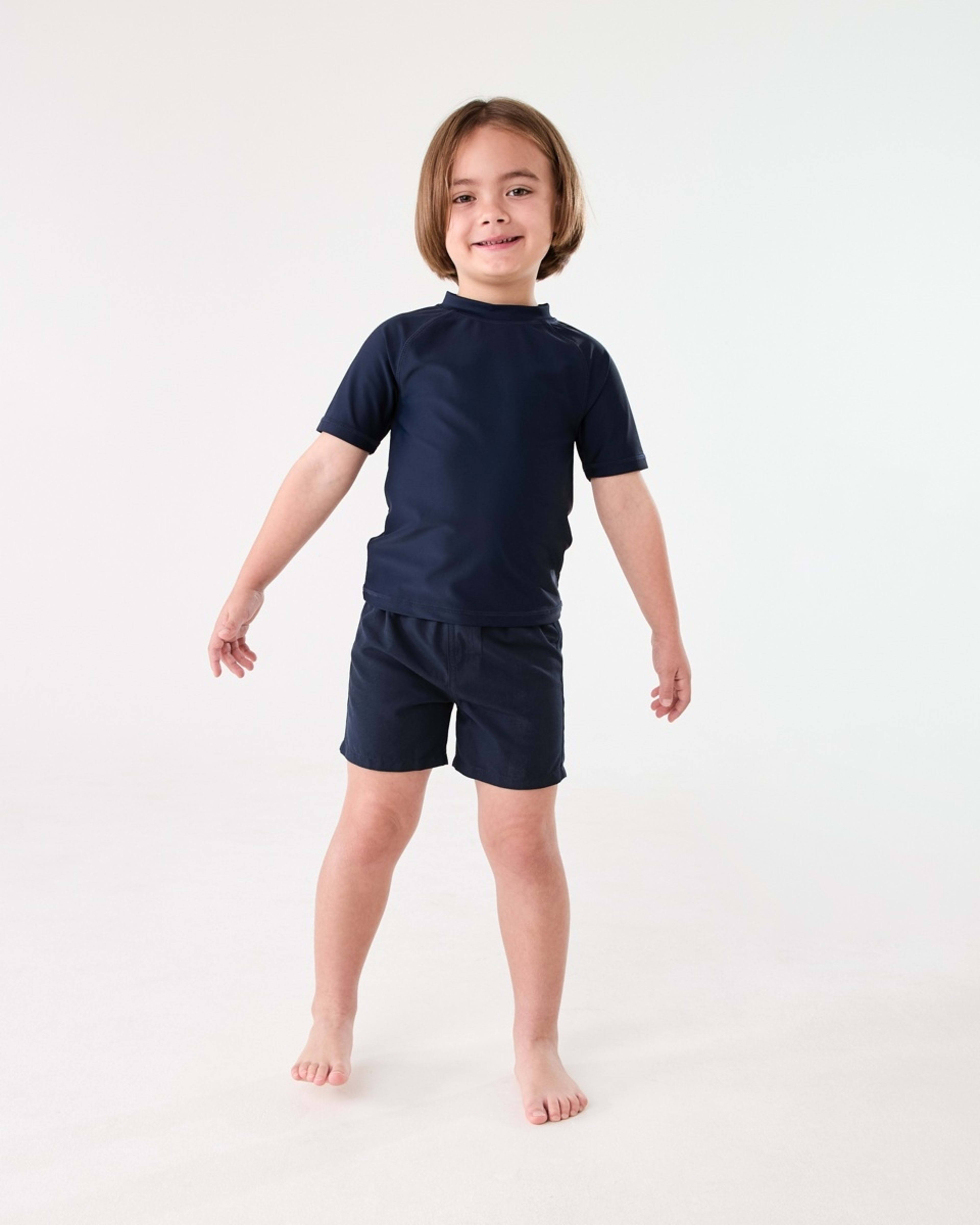 5 Short Sleeve Rash Vest DRESS BLUE, 5 of 6