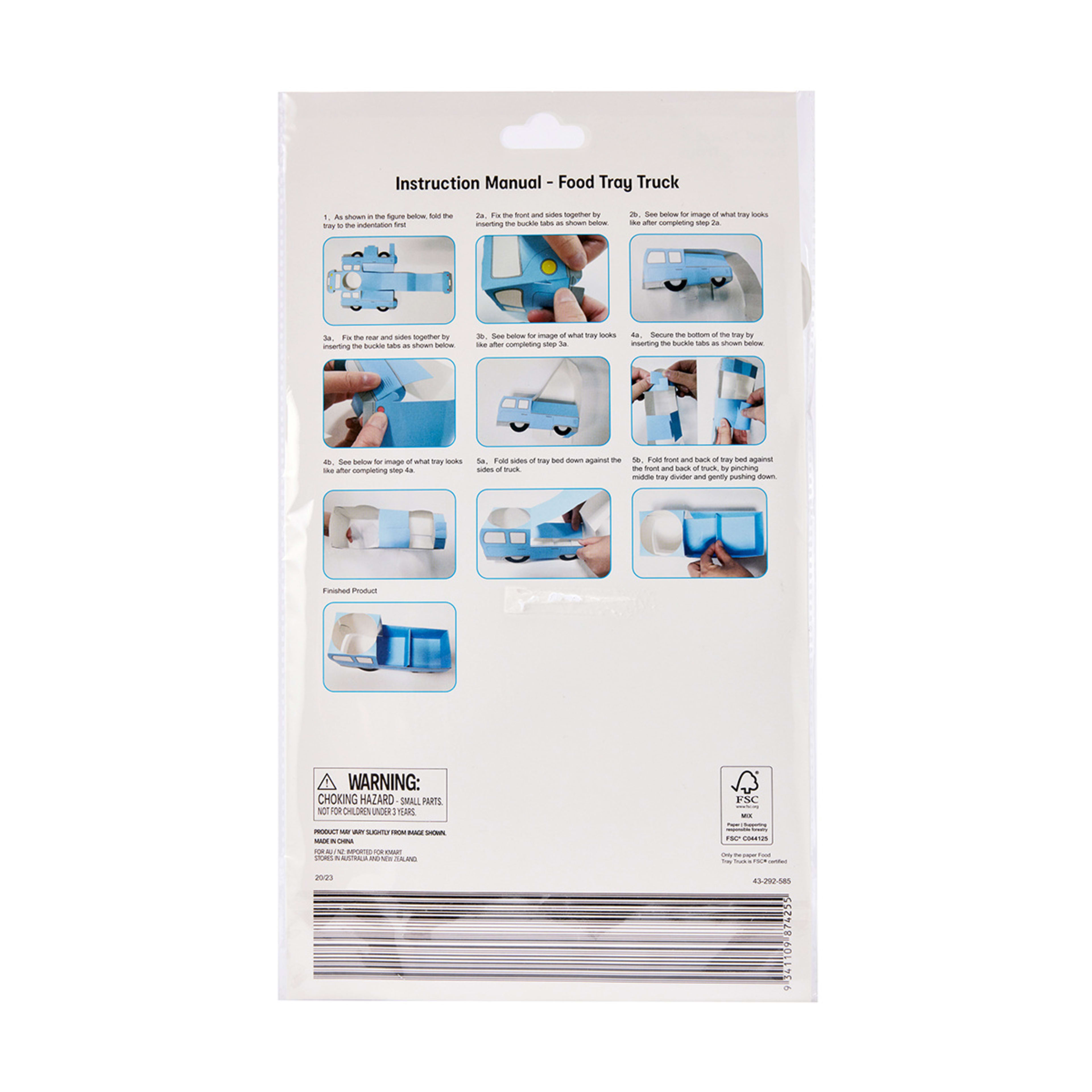 8 Piece Food Truck Serving Trays Kmart