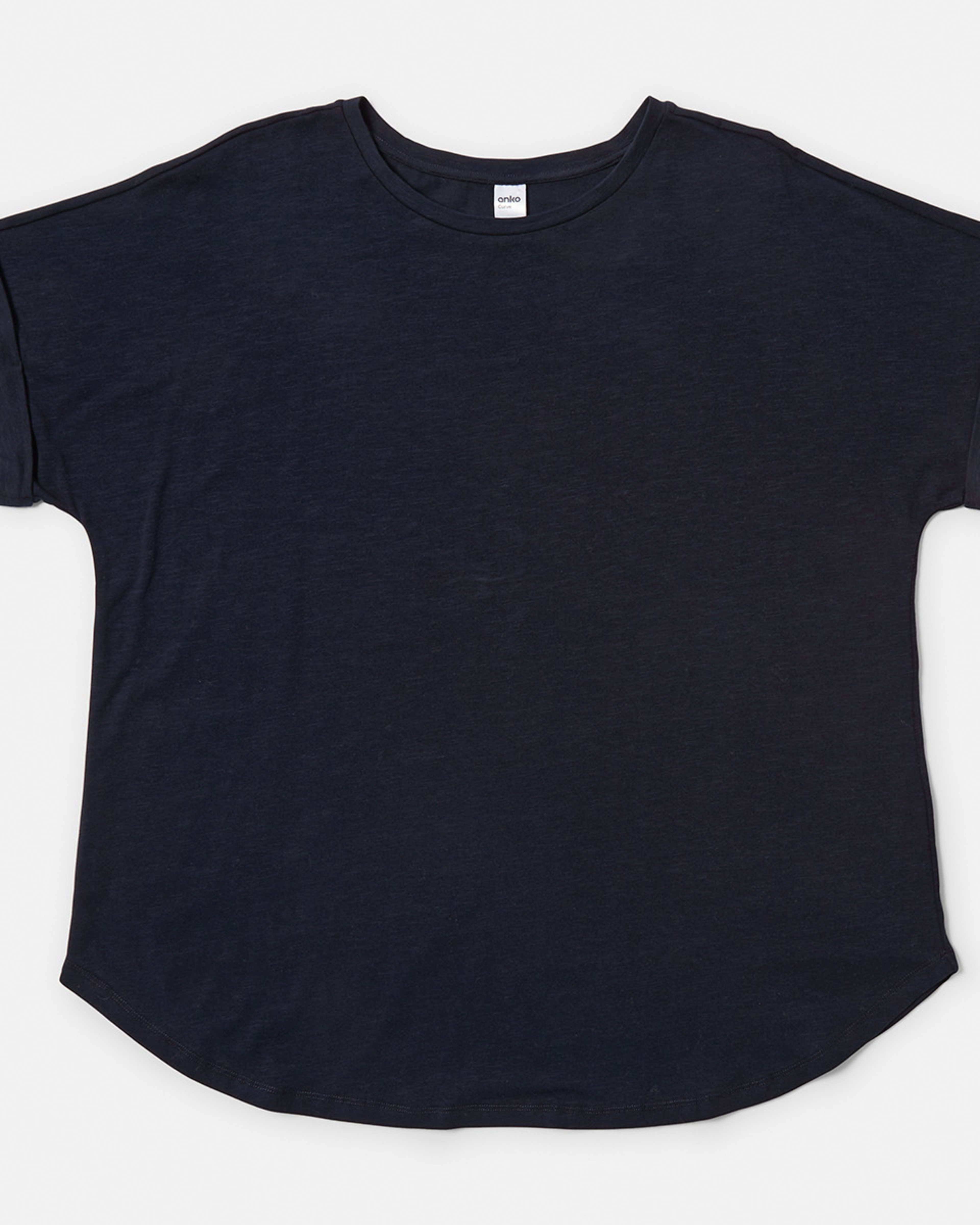 6 Curve Short Sleeve Longline Slub T-shirt SKY CAPTAIN, 6 of 8
