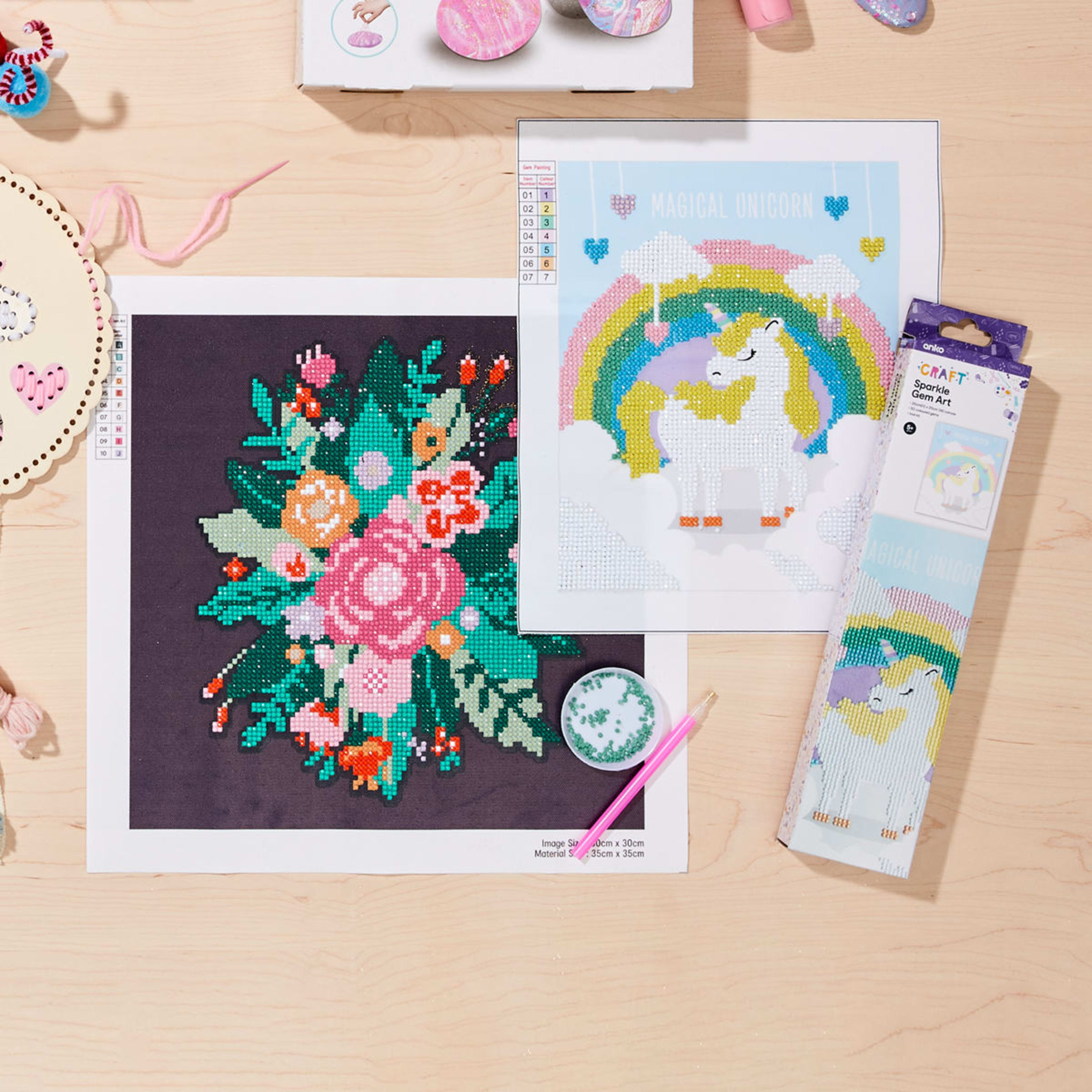 Sparkle Gem Art Set Assorted Kmart