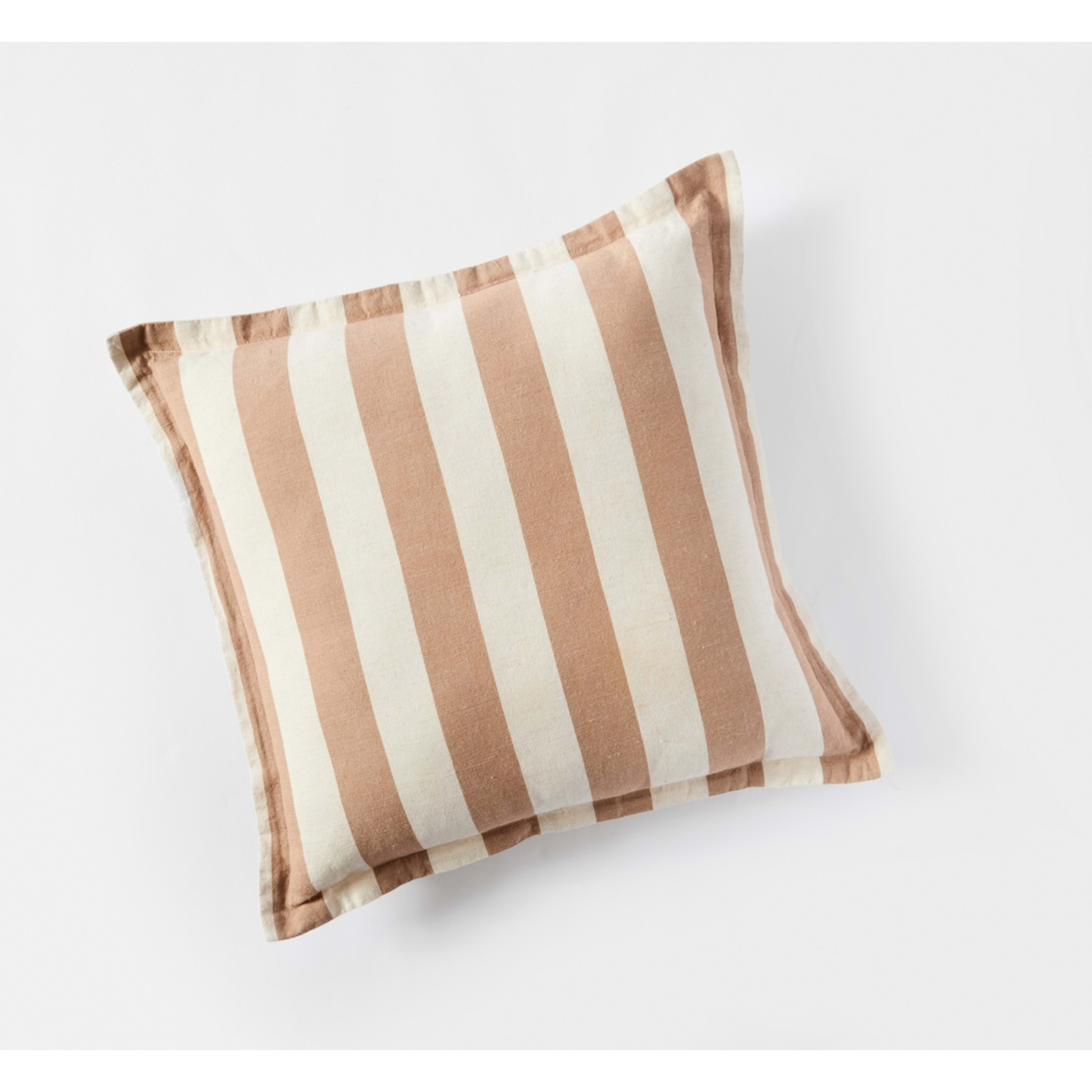 5 50cm Stripe Cushion - Tan, 5 of 6