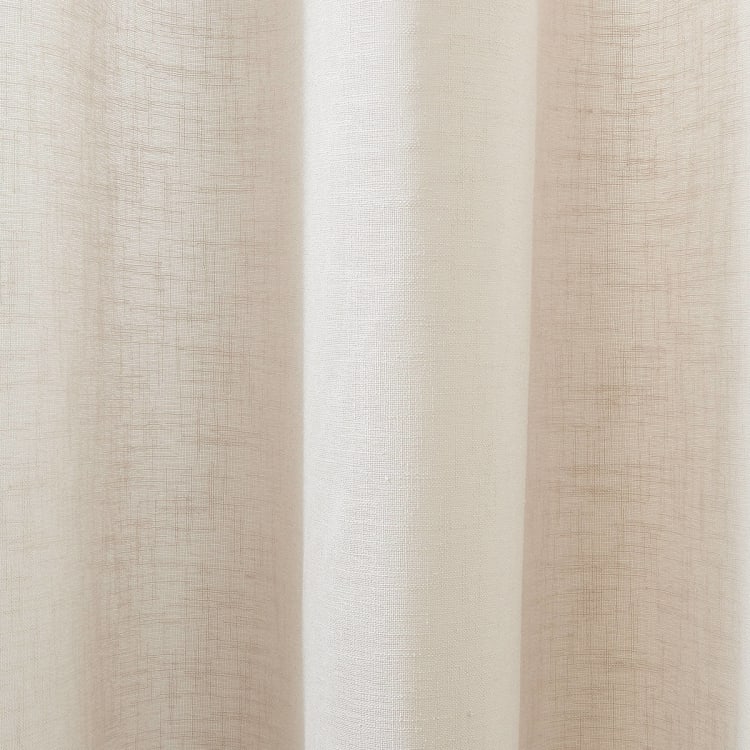 Bordeaux Wide Sheer Curtain - Grey - Kmart