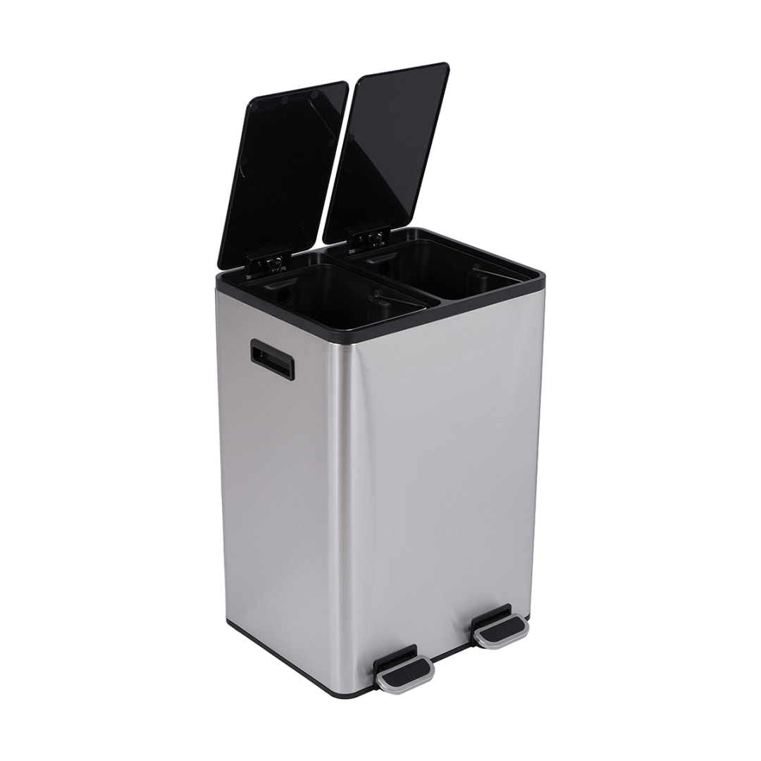 40L Stainless Steel Recycle Bin - Kmart