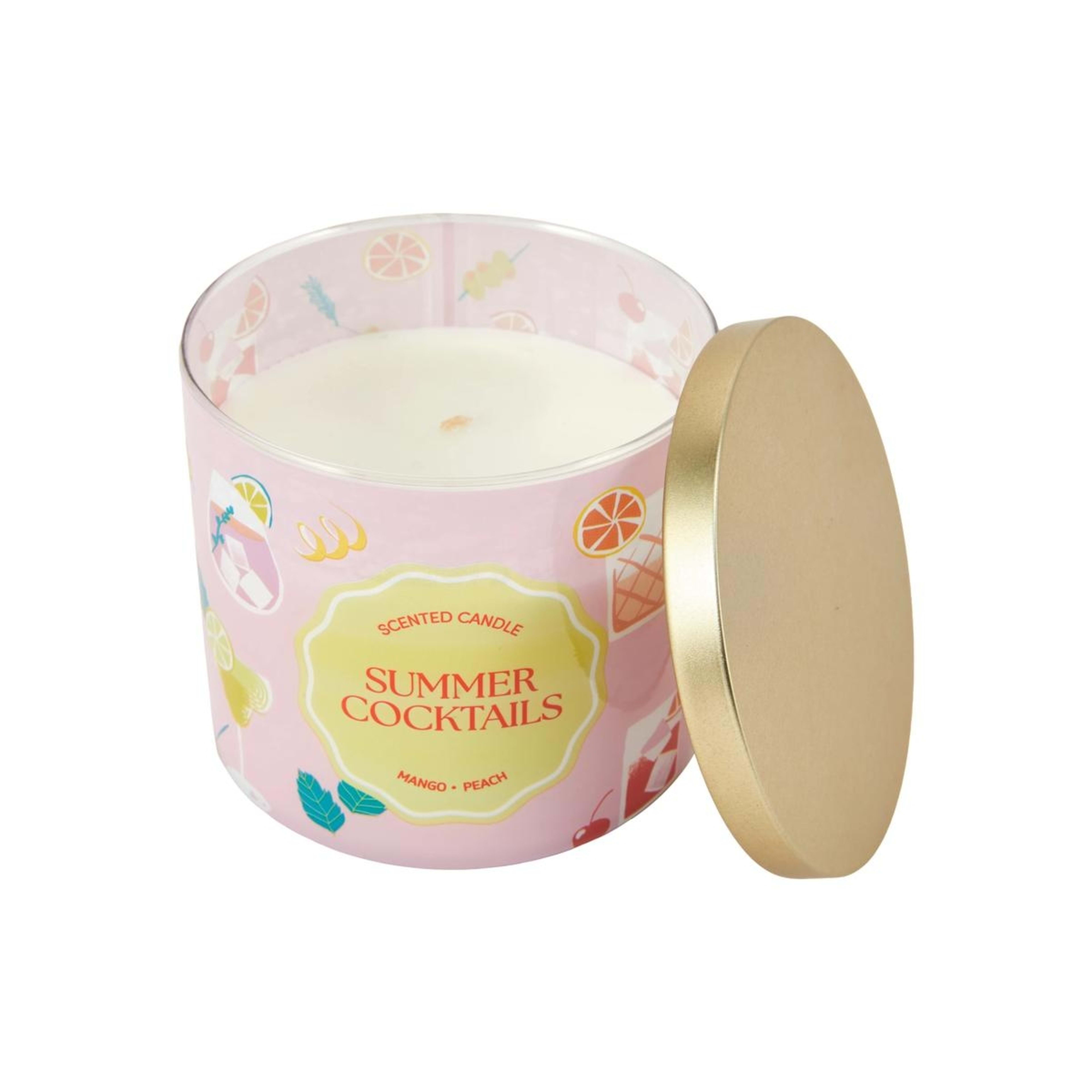 4 Graphic Summer Cocktail Candle, 4 of 5