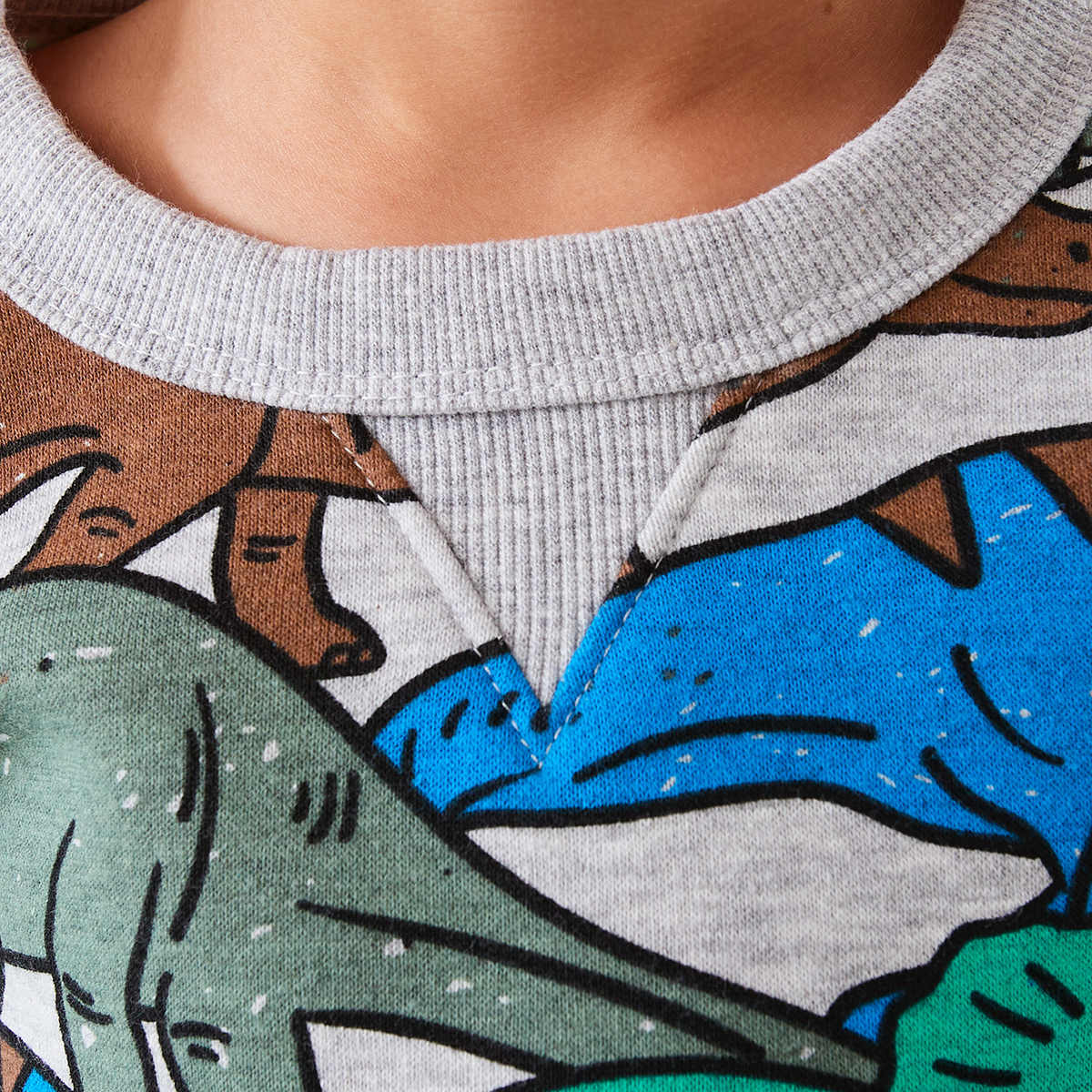 All Over Print Crew Neck Sweatshirt Kmart NZ