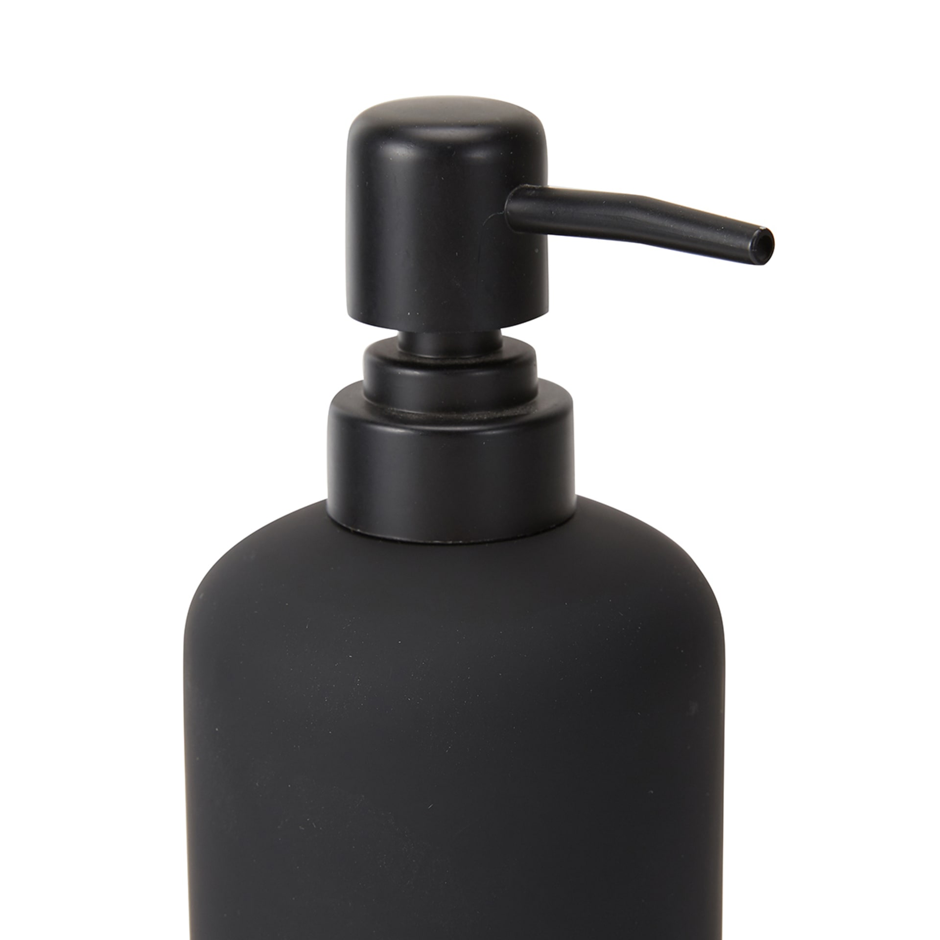 Soft Touch Black Soap Dispenser Kmart