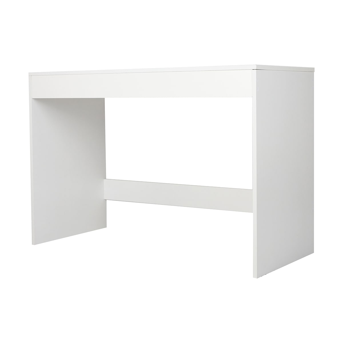 white table with wood top