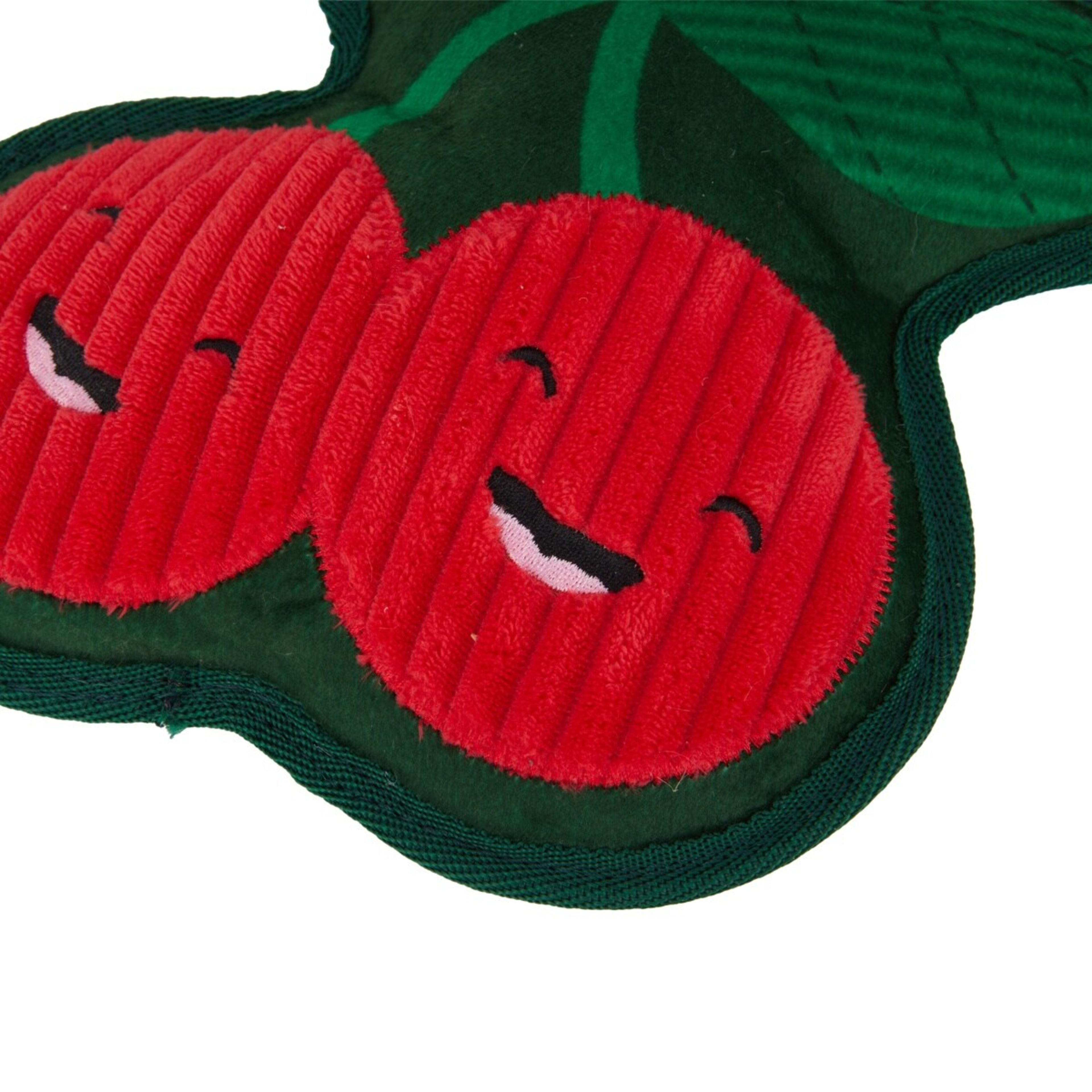 3 Pet Toy Puppy Tough Plush Cherry, 3 of 4
