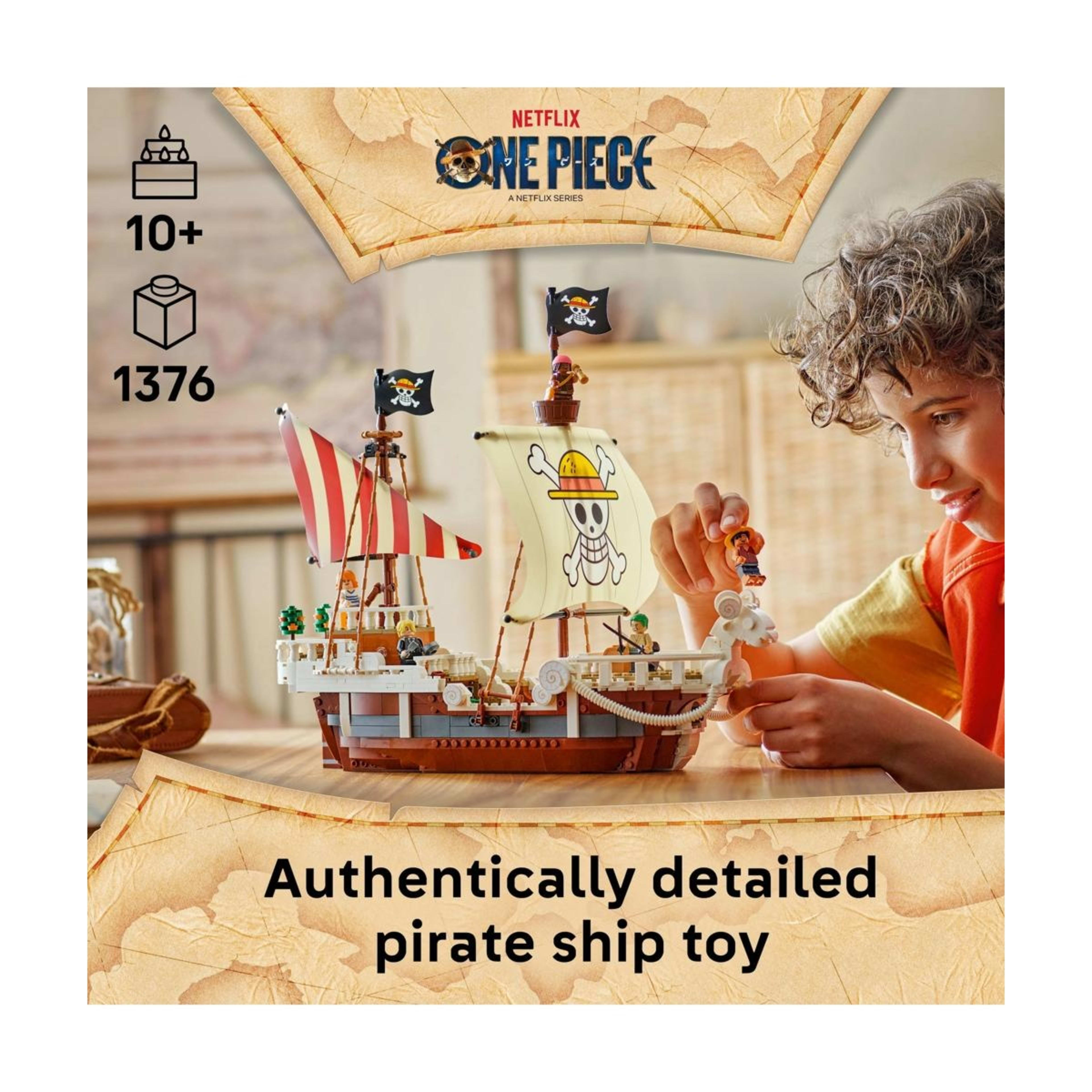 3 LEGO ONE PIECE The Going Merry Pirate Ship 75639, 3 of 10