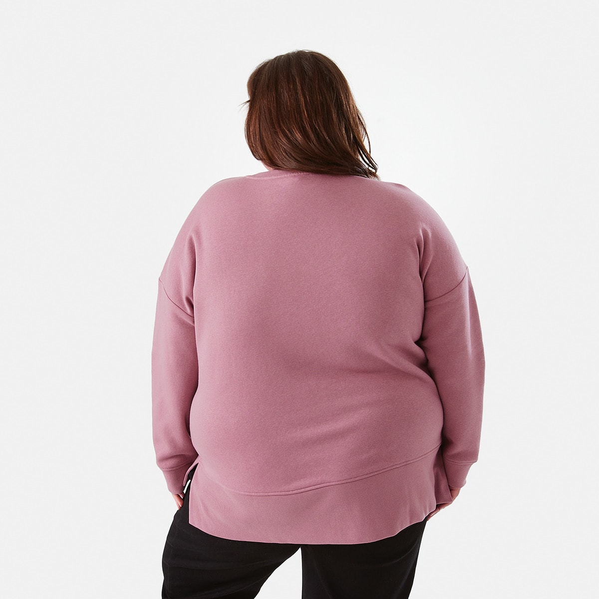 Curve Long Sleeve Boxy Sweatshirt Kmart