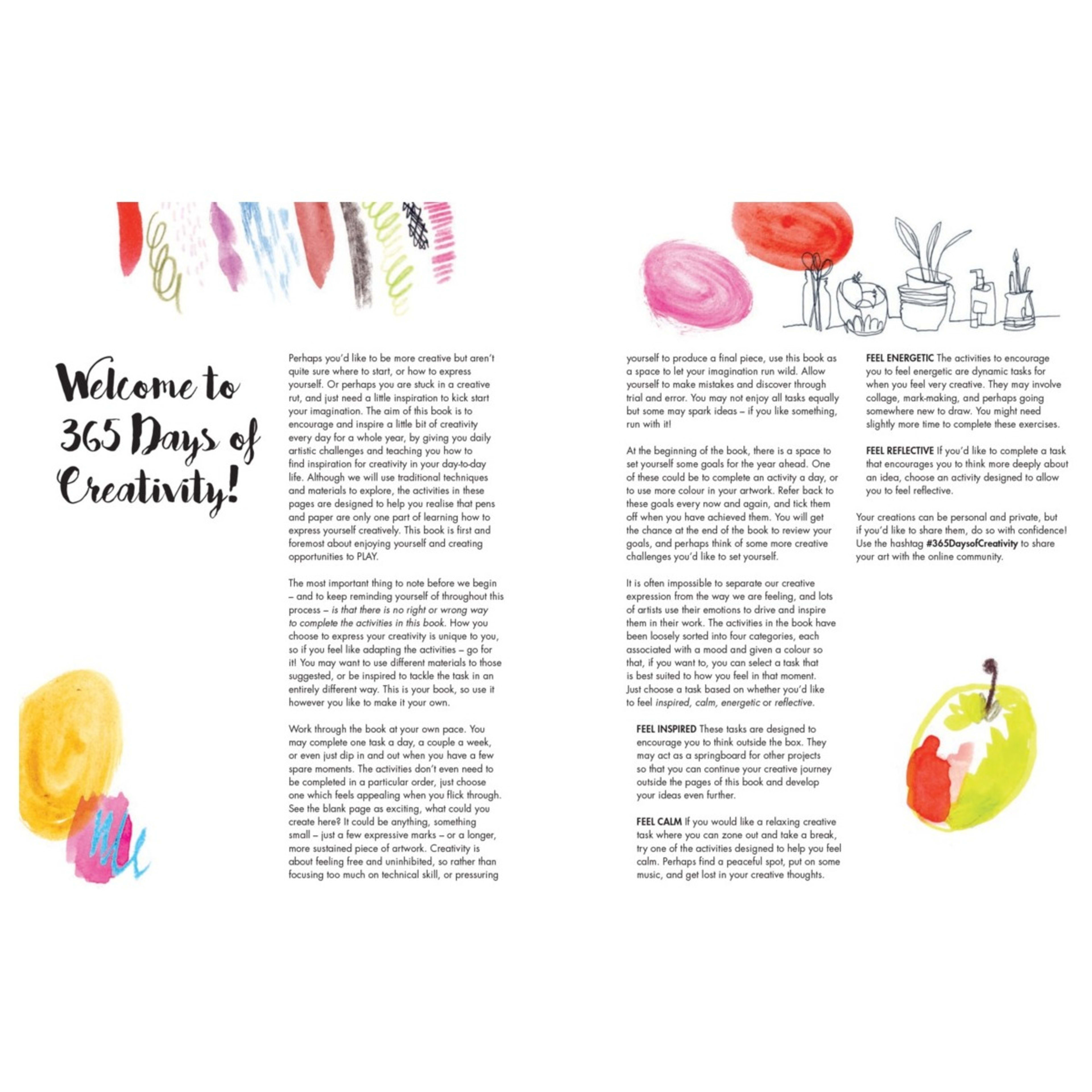 365 Days of Creativity by Lorna Scobie Book Kmart