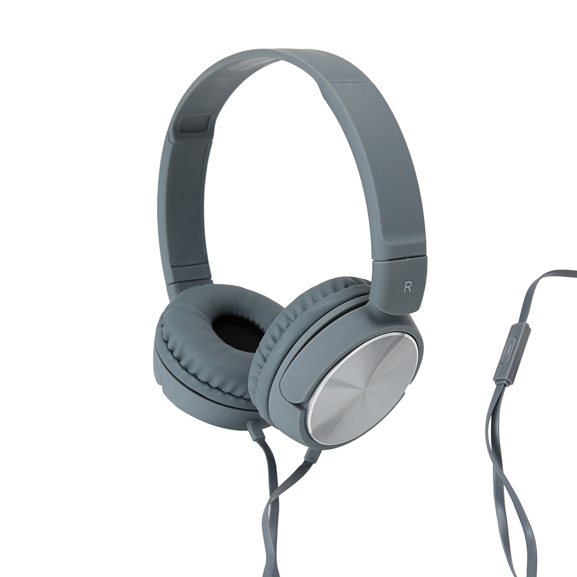 On-Ear Wired Headphones - Silver Look - Kmart