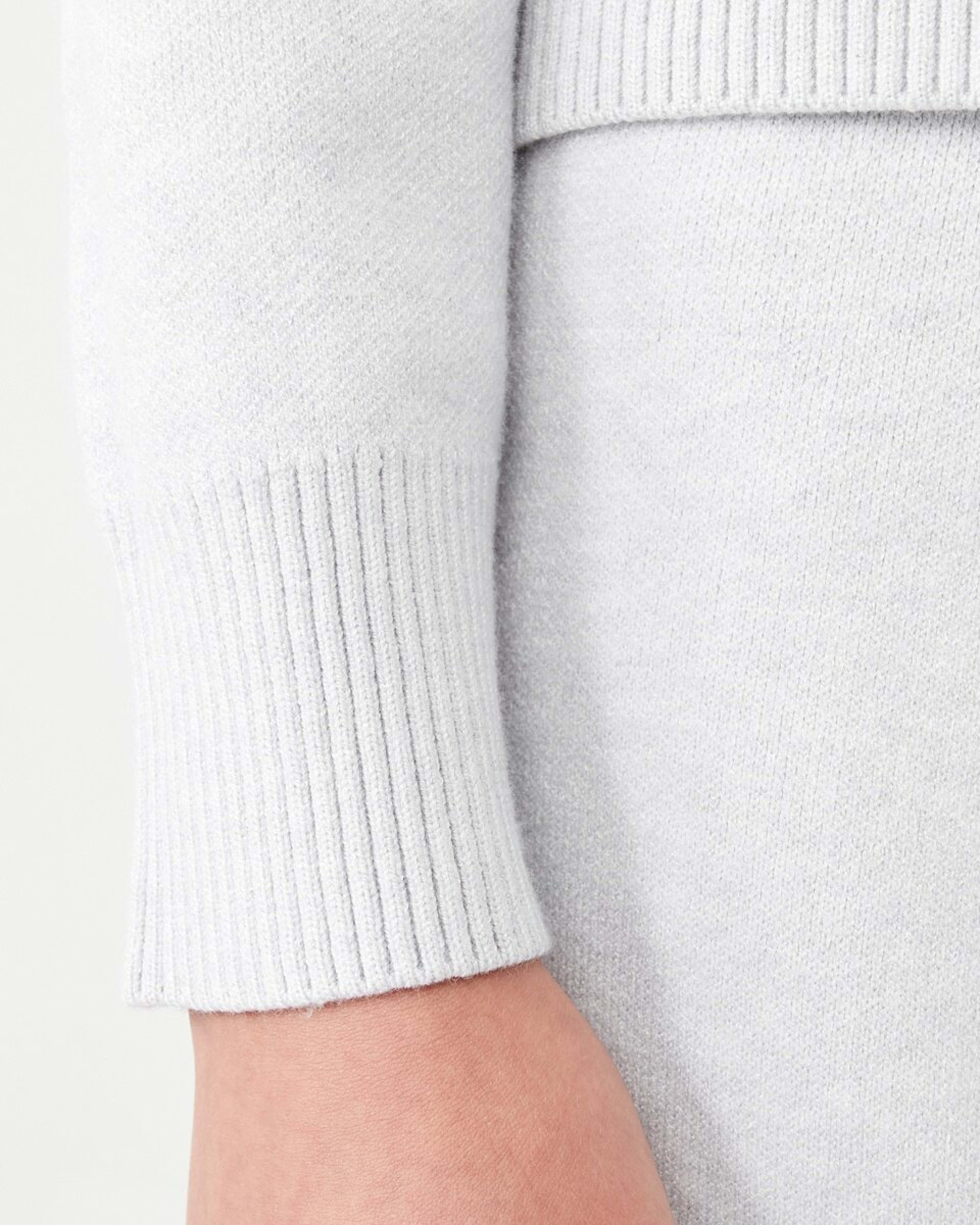 5 Bonded Knit Hoodie Light Grey Marle, 5 of 10