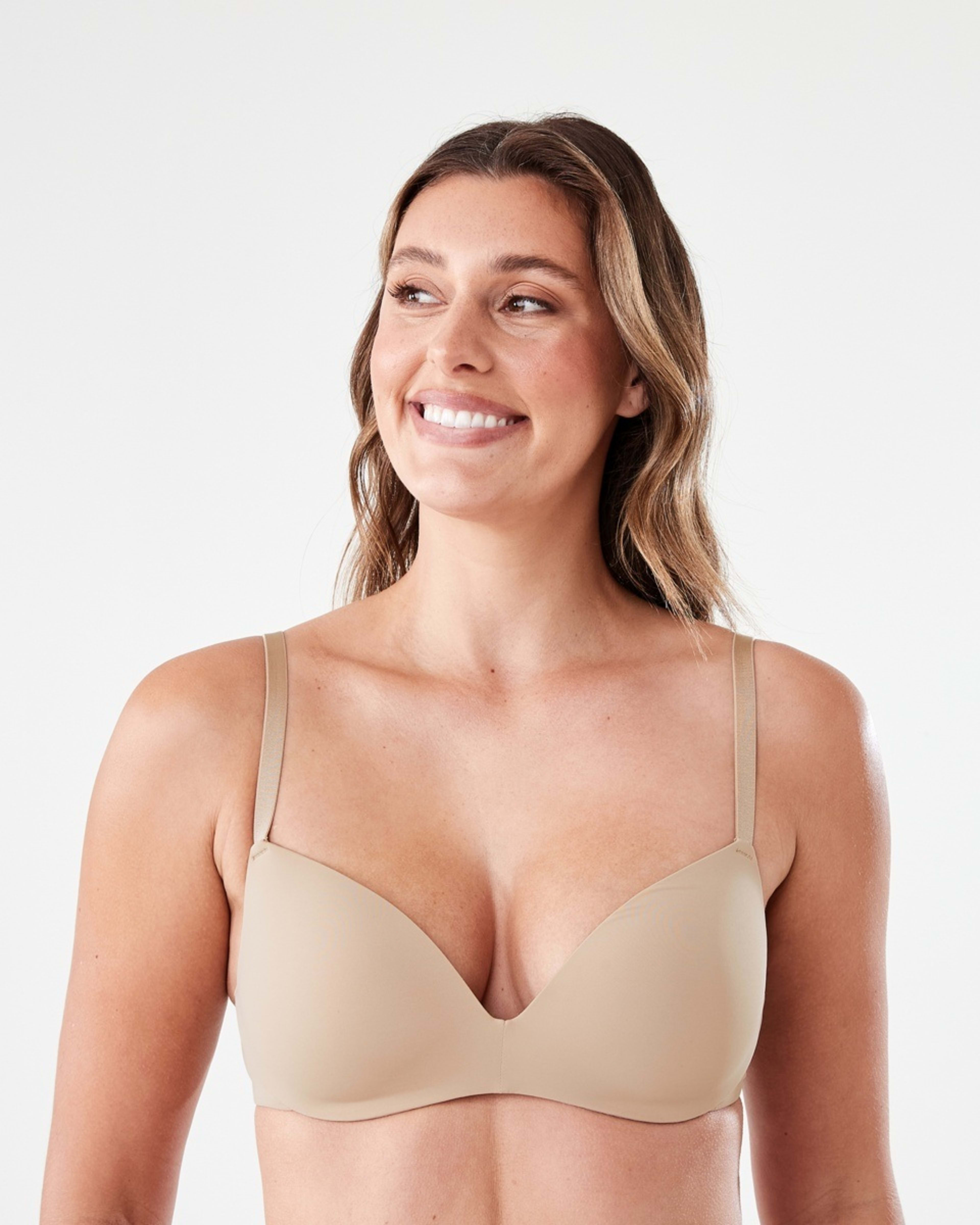 4 2 Pack Wirefree Push-Up Lift Bra BLACK, LIGHT FAWN, 4 of 9