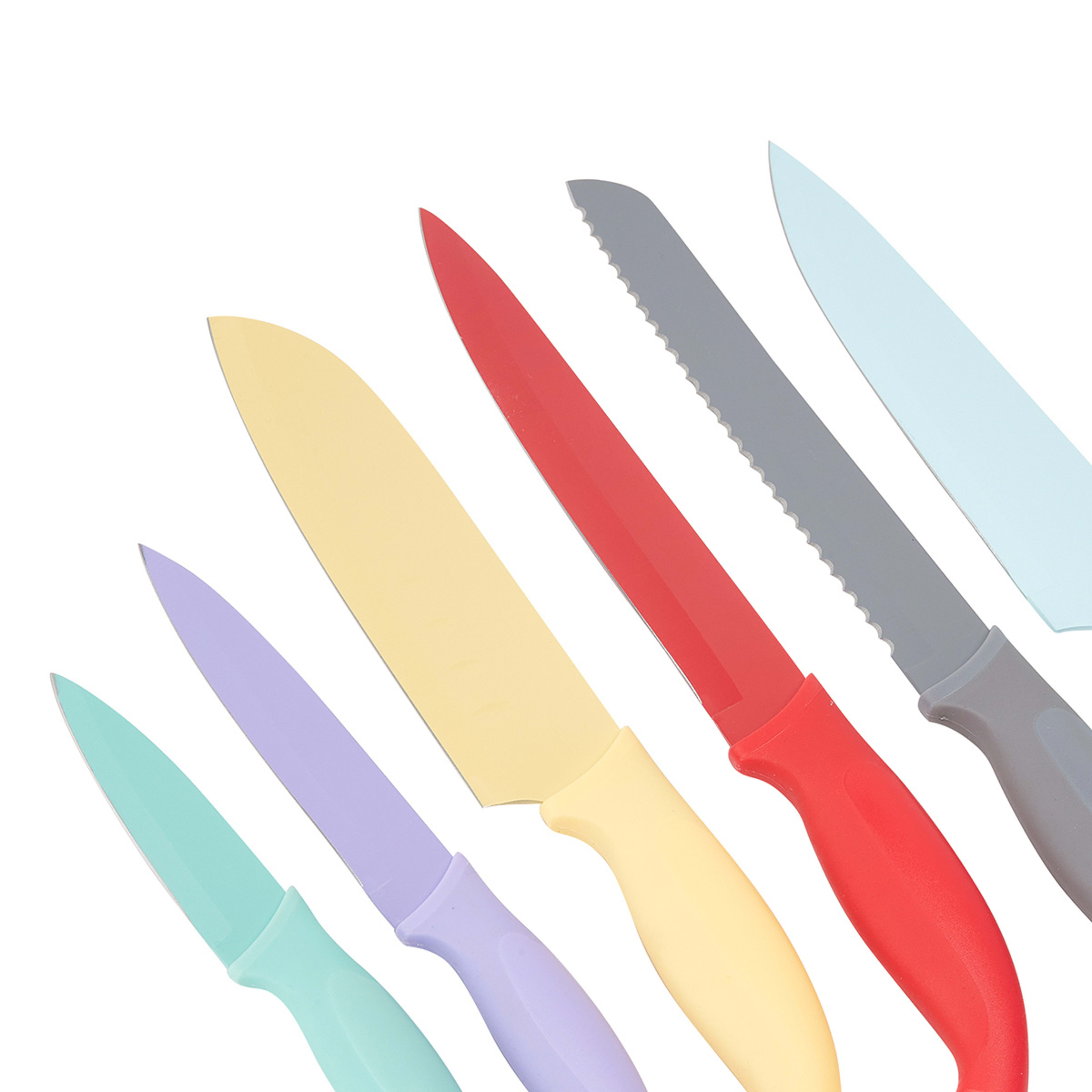 Set of 6 Knives with Blade Covers Kmart