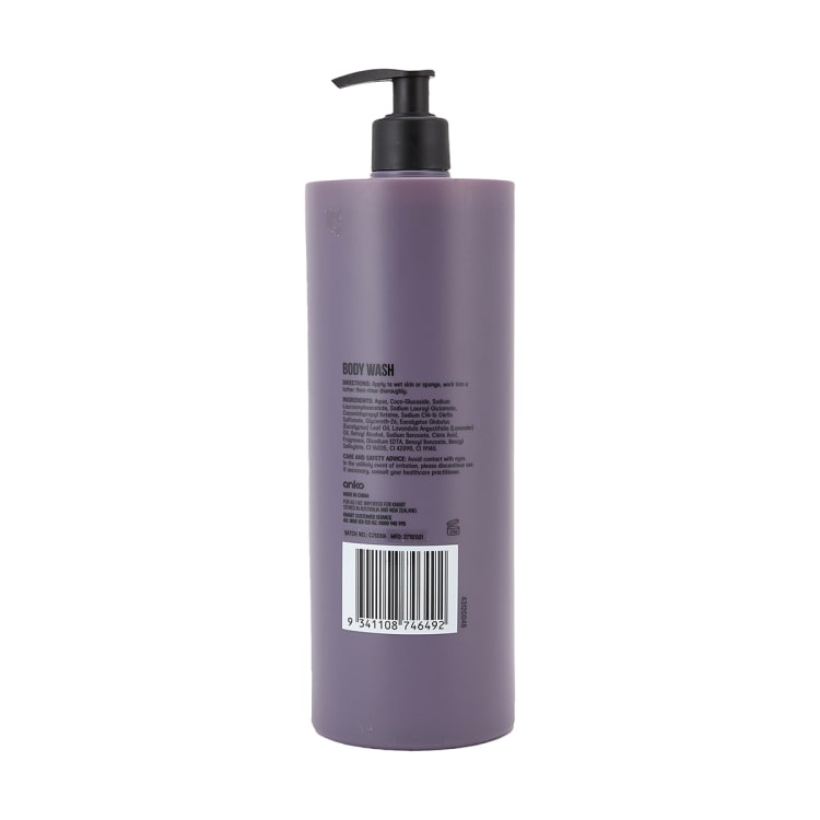 Soothing & Refreshing Body Wash 1L Eucalyptus & Lavender Kmart